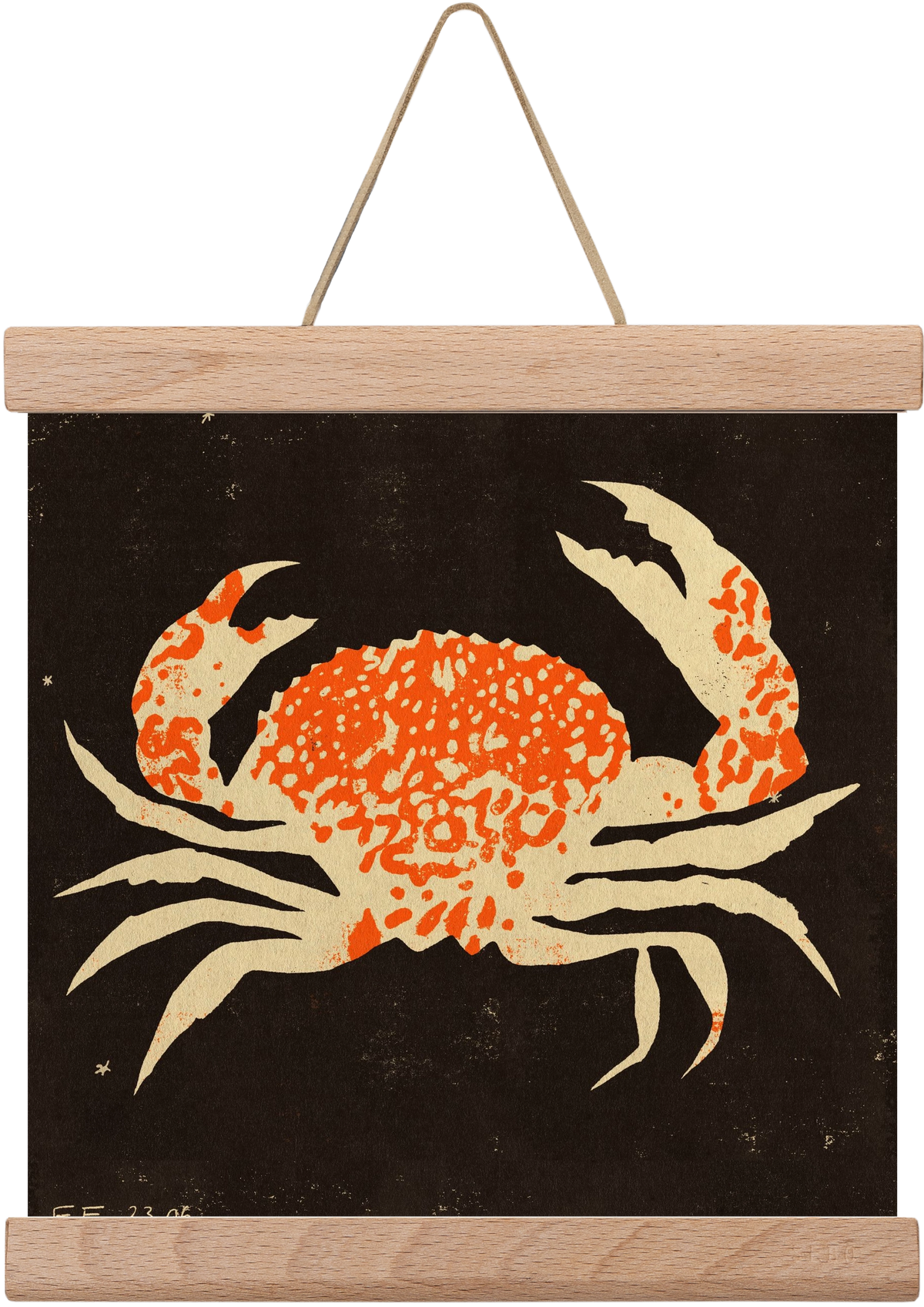Spotted crab, 20x20 cm (20x20 cm), Tölgy akasztó