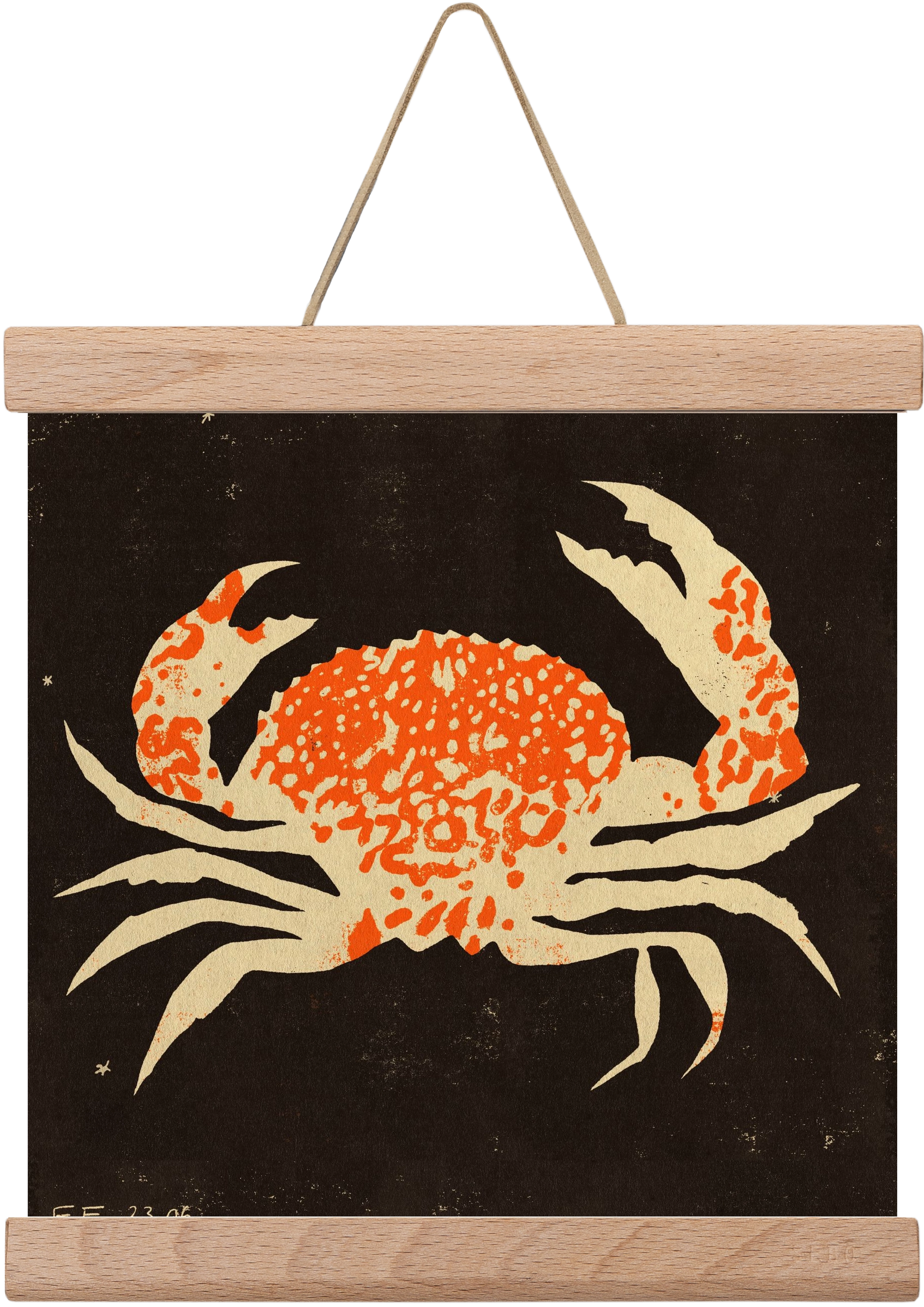 Spotted crab, 20x20 cm (20x20 cm), Tölgy akasztó