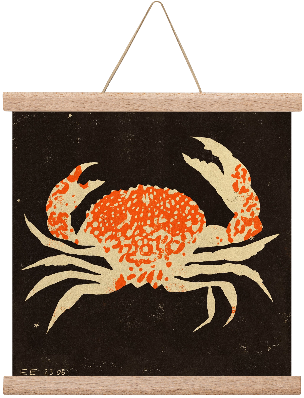 Spotted crab, 30x30 cm (30x30 cm), Tölgy akasztó