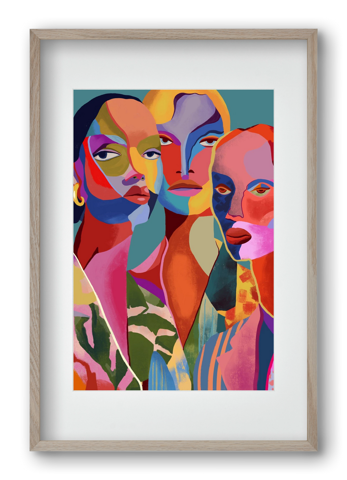 Le Regard, 40x60 cm (30x45 cm), Tölgy keret, paszpartuval