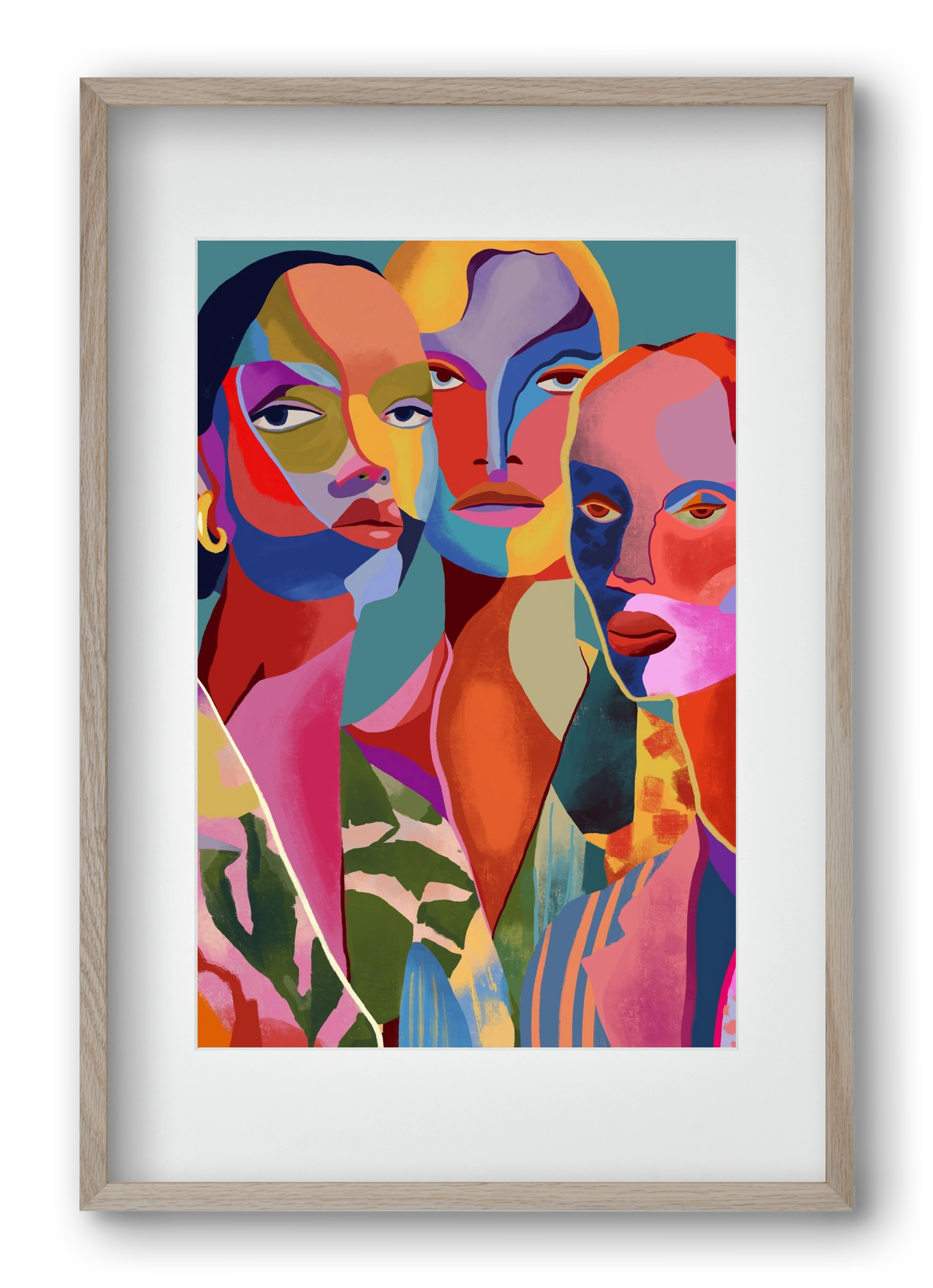 Le Regard, 40x60 cm (30x45 cm), Tölgy keret, paszpartuval