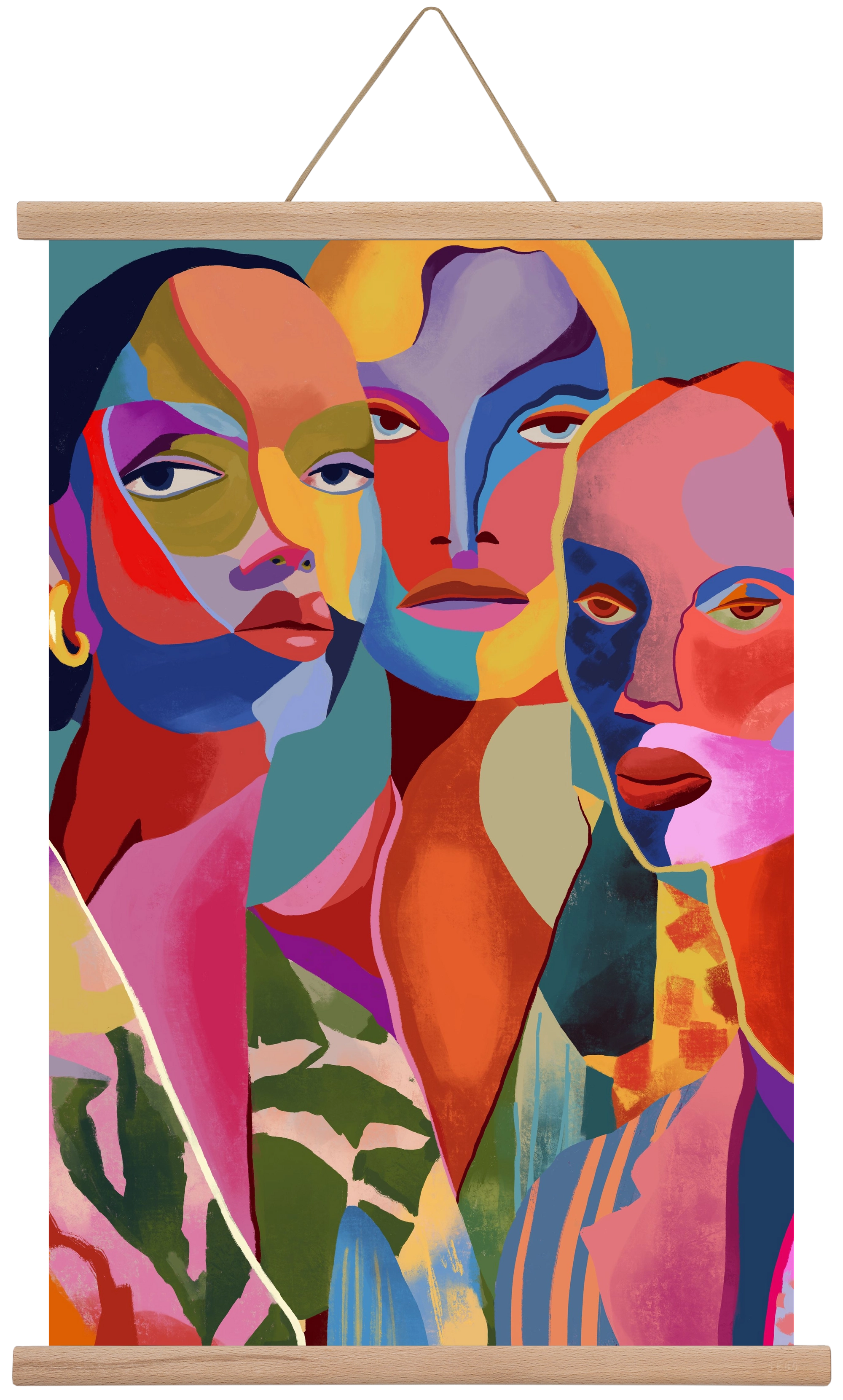 Le Regard, 40x60 cm (40x60 cm), Tölgy akasztó