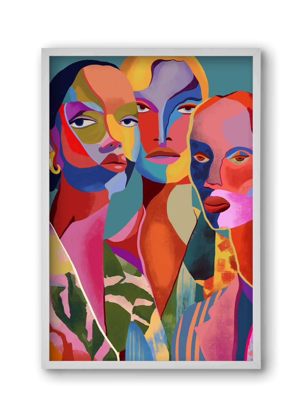 Le Regard, 30x45 cm (30x45 cm), Fehér keret