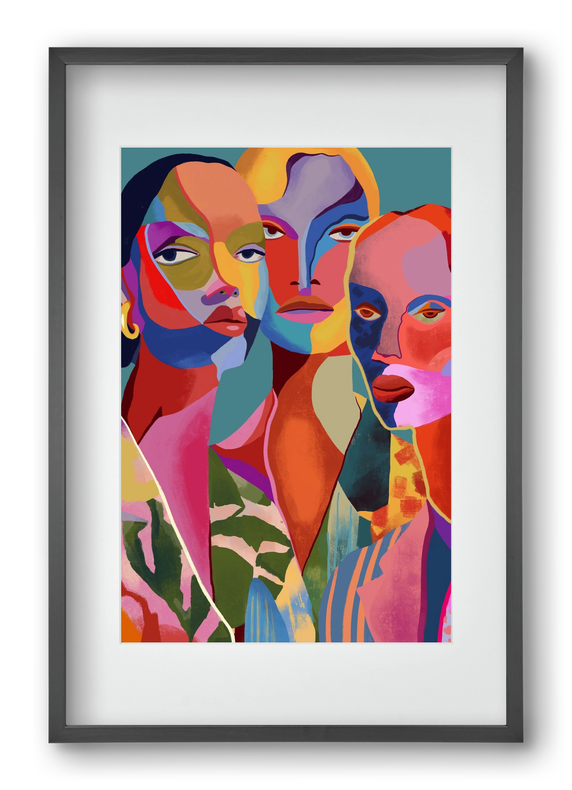 Le Regard, 40x60 cm (30x45 cm), Fekete keret, paszpartuval