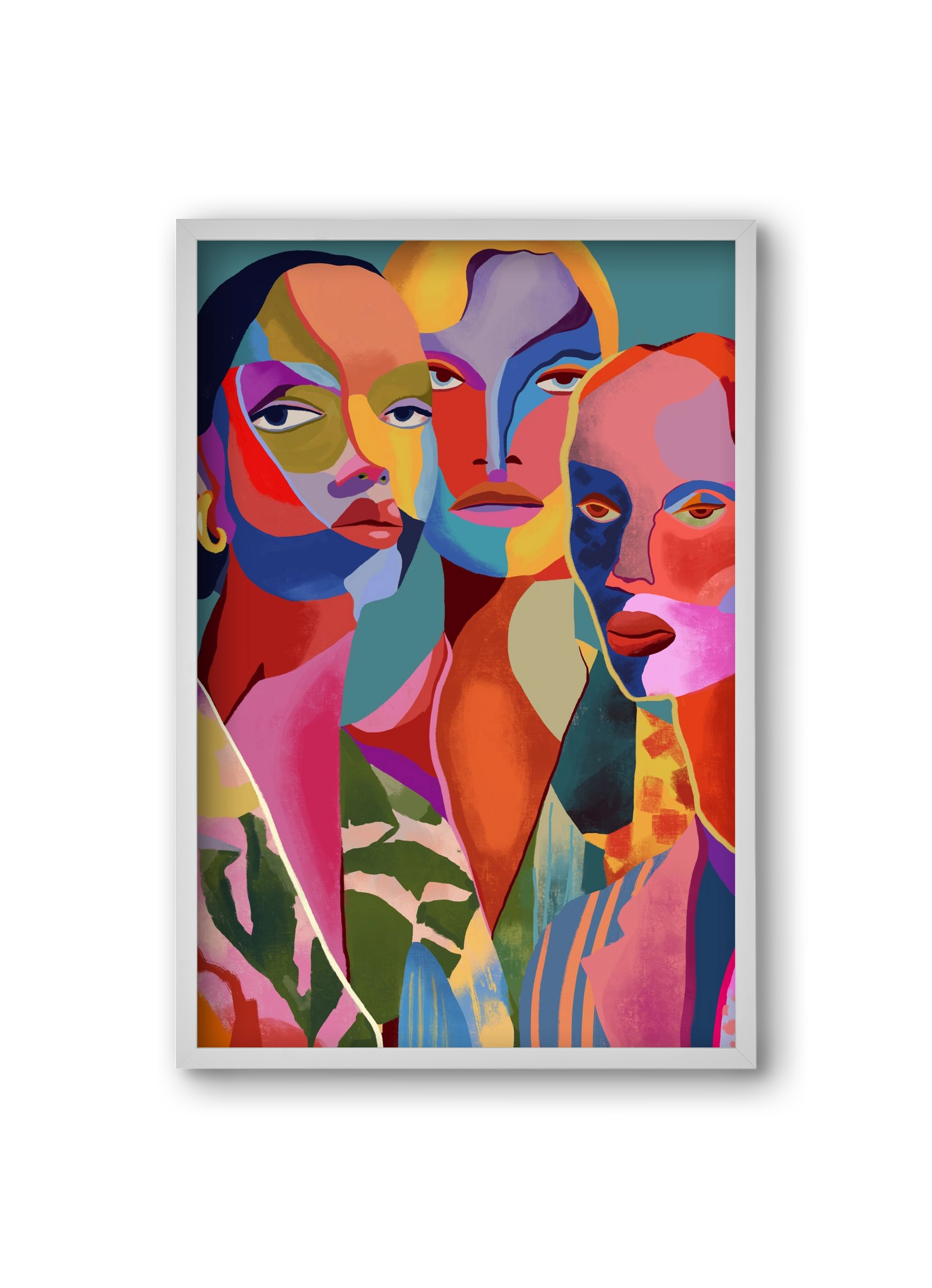 Le Regard, 20x30 cm (20x30 cm), Fehér keret