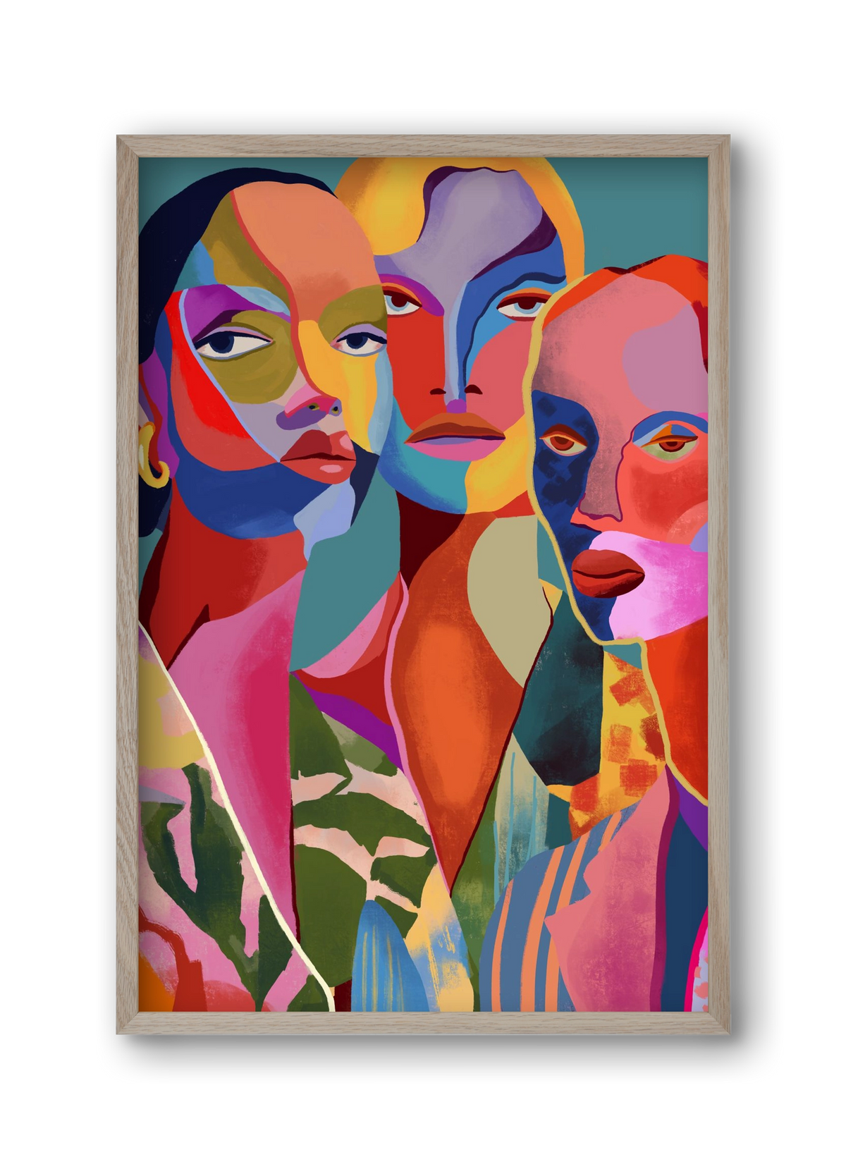 Le Regard, 30x45 cm (30x45 cm), Tölgy keret