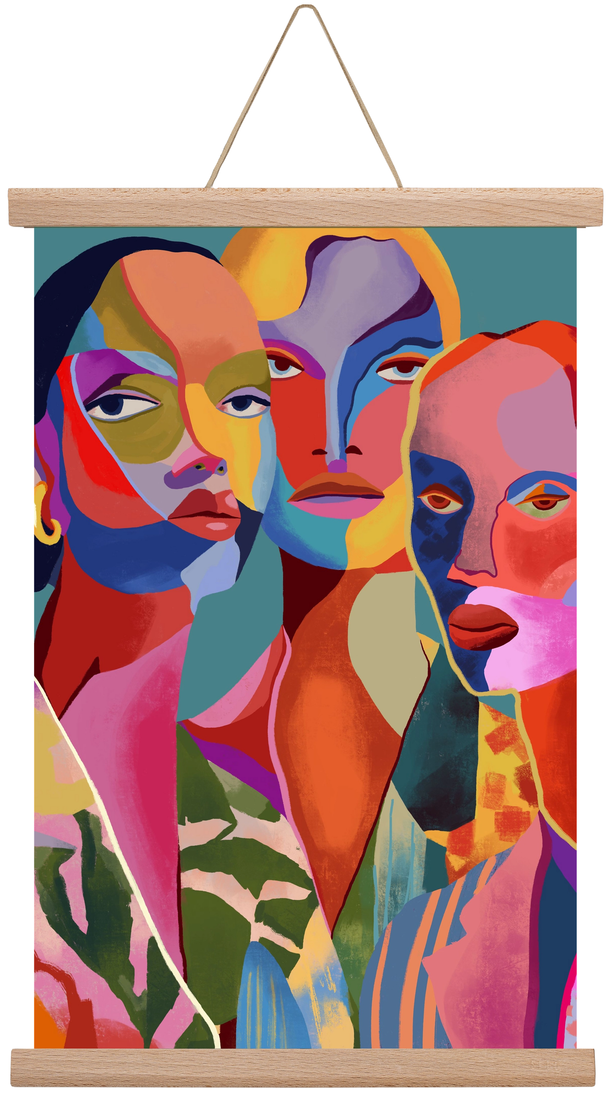 Le Regard, 30x45 cm (30x45 cm), Tölgy akasztó