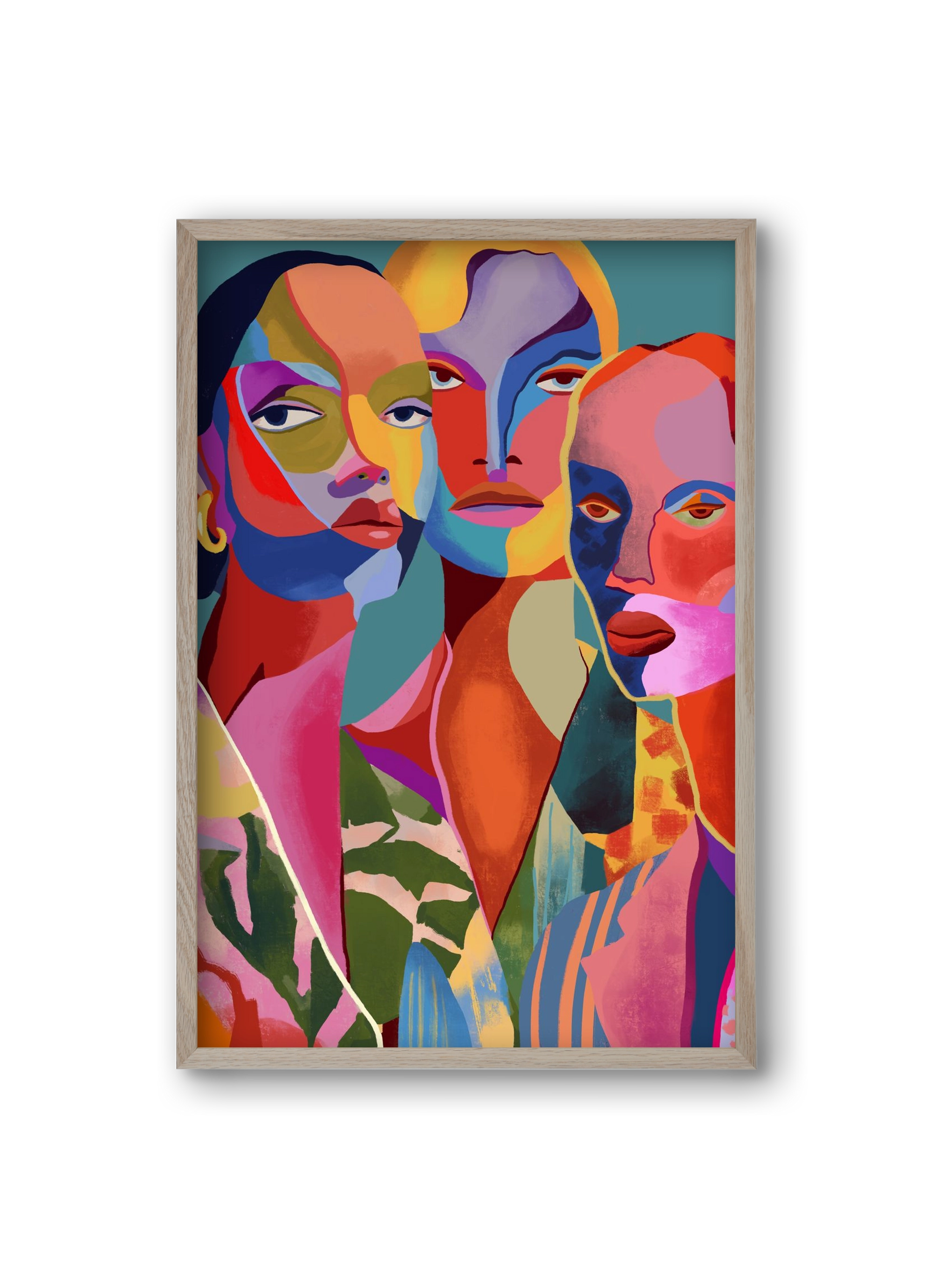 Le Regard, 20x30 cm (20x30 cm), Tölgy keret