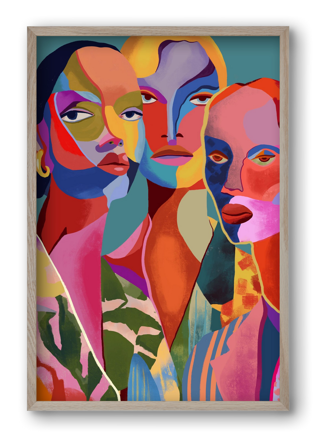 Le Regard, 40x60 cm (40x60 cm), Tölgy keret