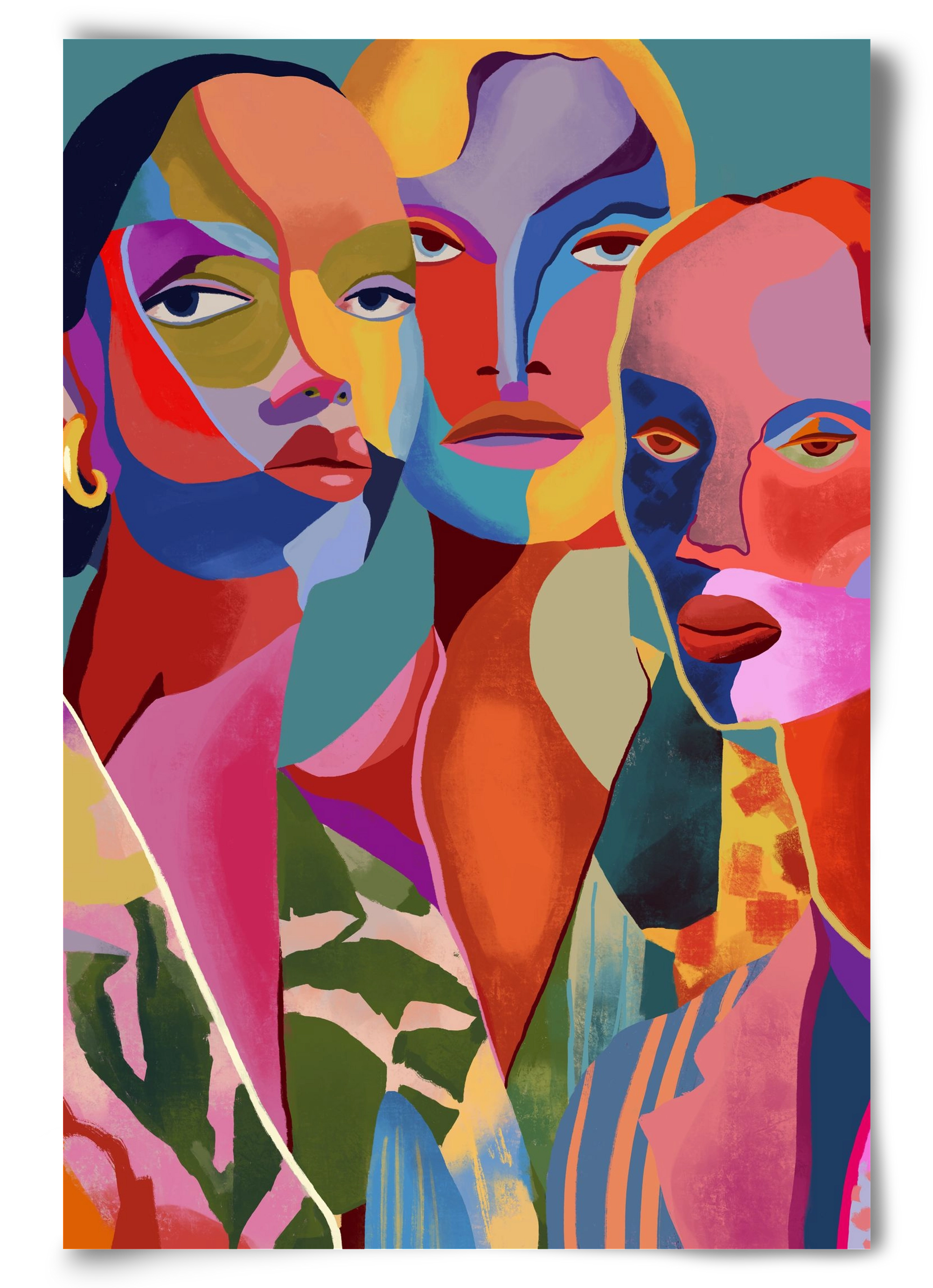 Le Regard, 60x90 cm, Keret nélkül