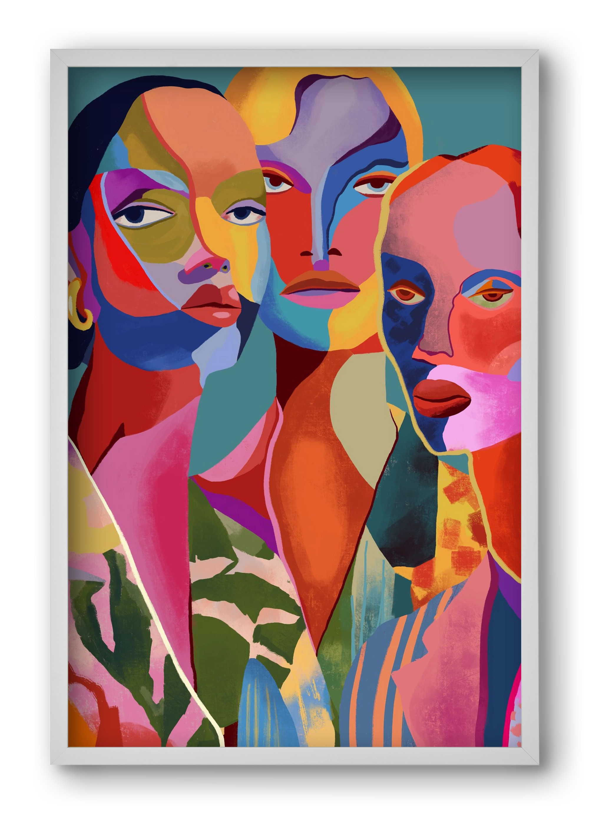 Le Regard, 40x60 cm (40x60 cm), Fehér keret