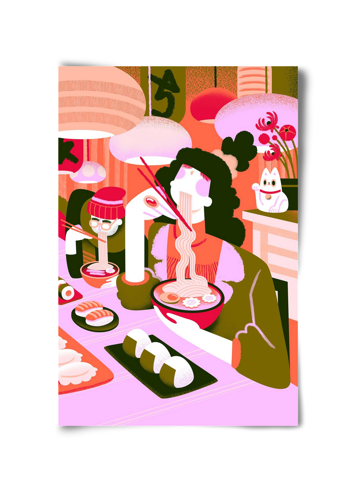 Ramen love, 30x45 cm, Keret nélkül