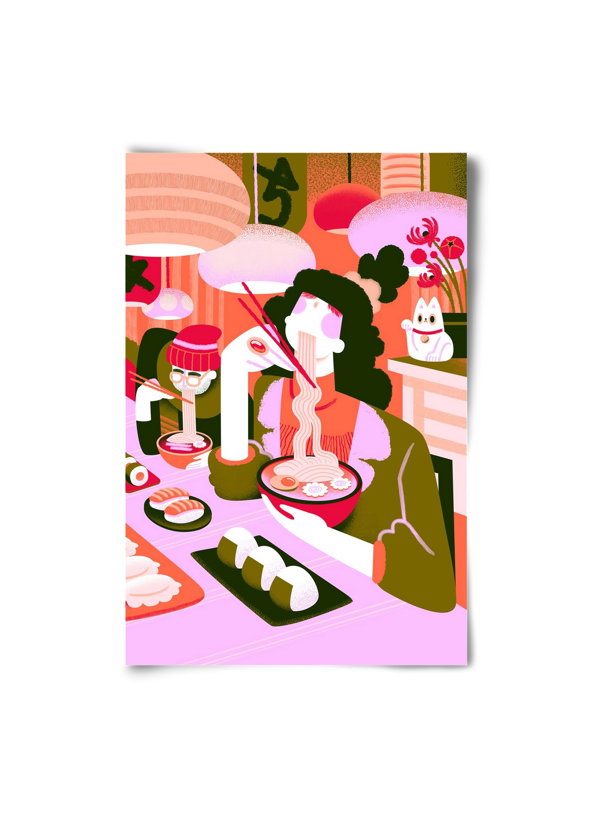 Ramen love, 20x30 cm, Keret nélkül