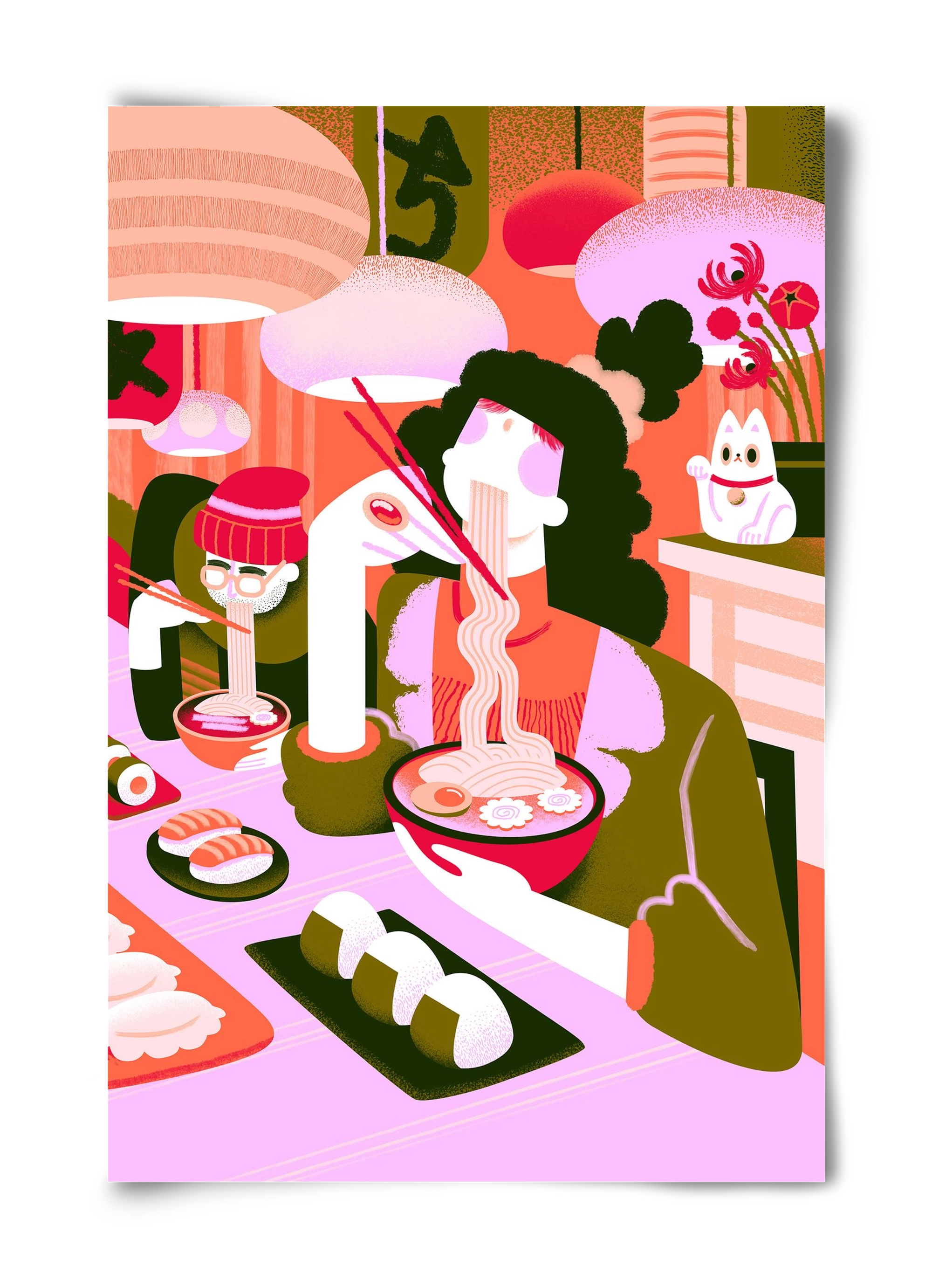 Ramen love, 40x60 cm, Keret nélkül