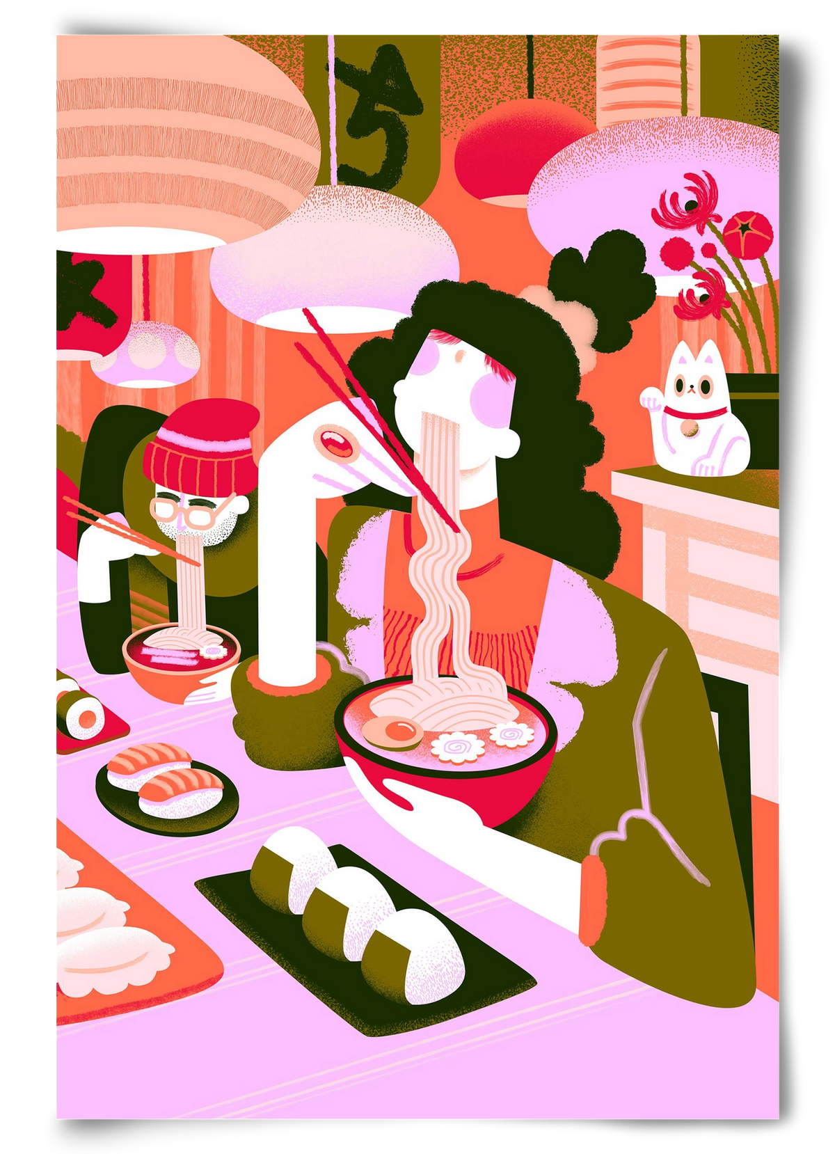 Ramen love, 60x90 cm, Keret nélkül