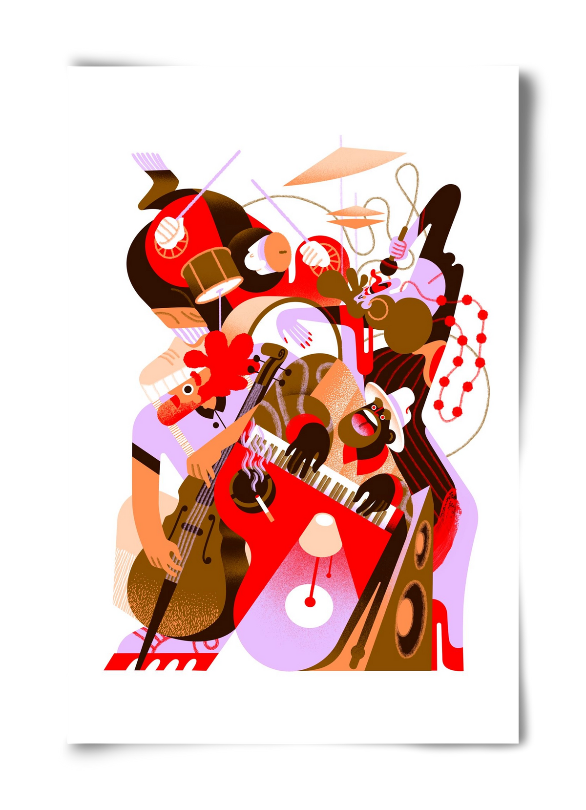 Jazzband, 40x60 cm, Keret nélkül