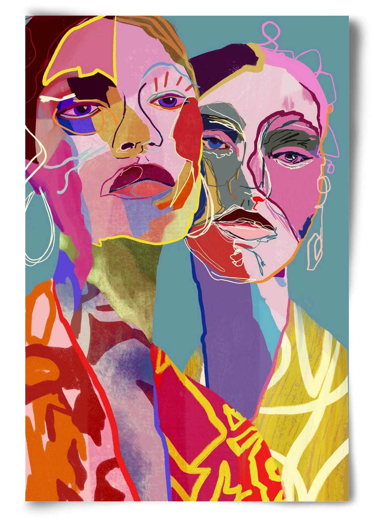 Curious , 60x90 cm, Keret nélkül