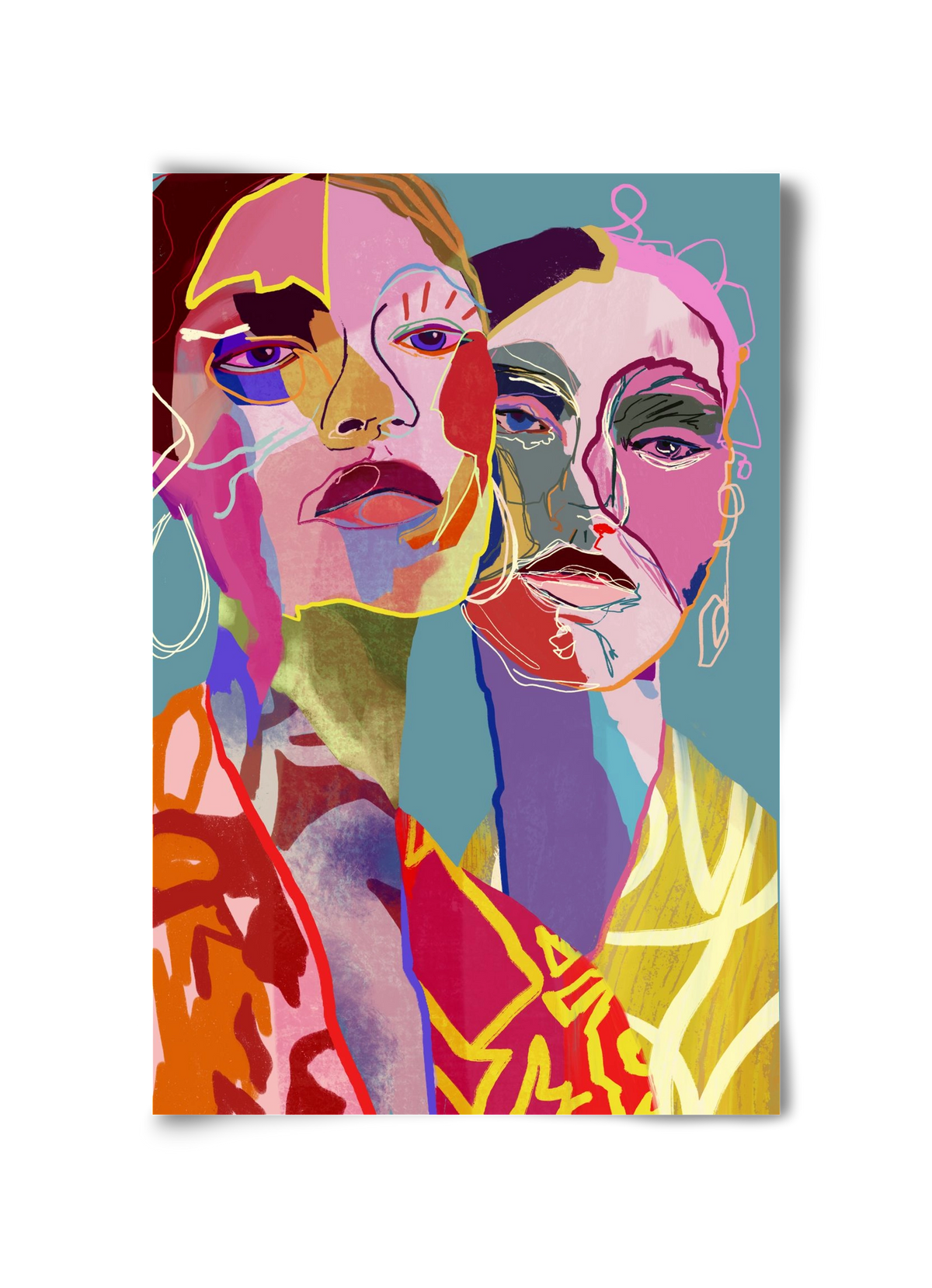 Curious , 30x45 cm, Keret nélkül