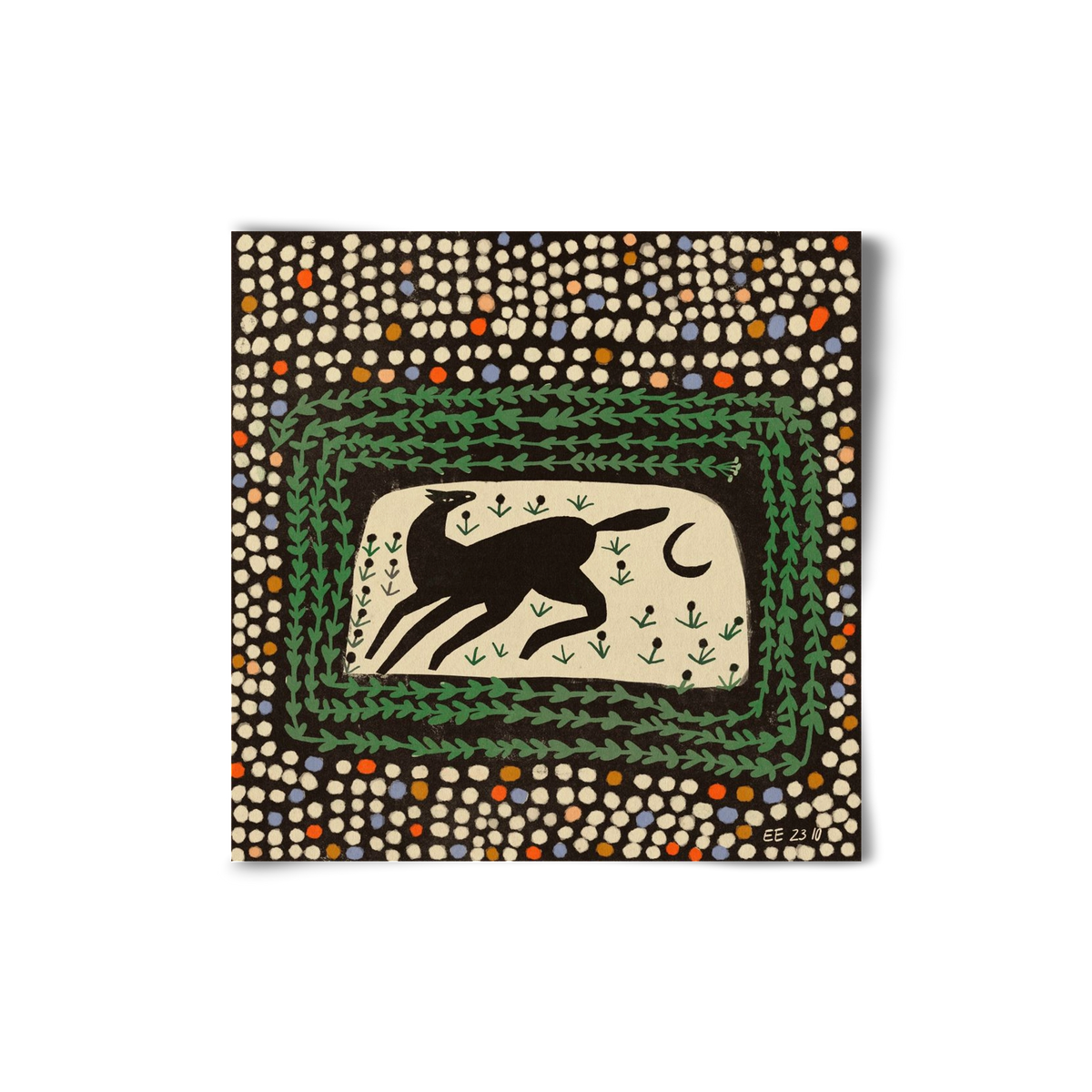 Magic maze, 20x20 cm, Keret nélkül