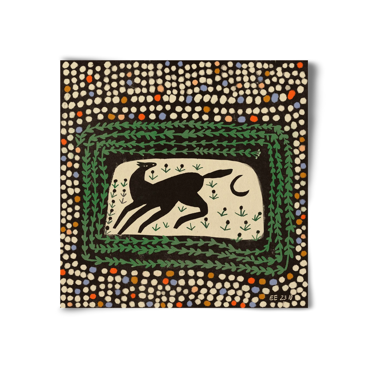 Magic maze, 30x30 cm, Keret nélkül