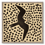 Black bird, 50x50 cm (50x50 cm), Tölgy keret