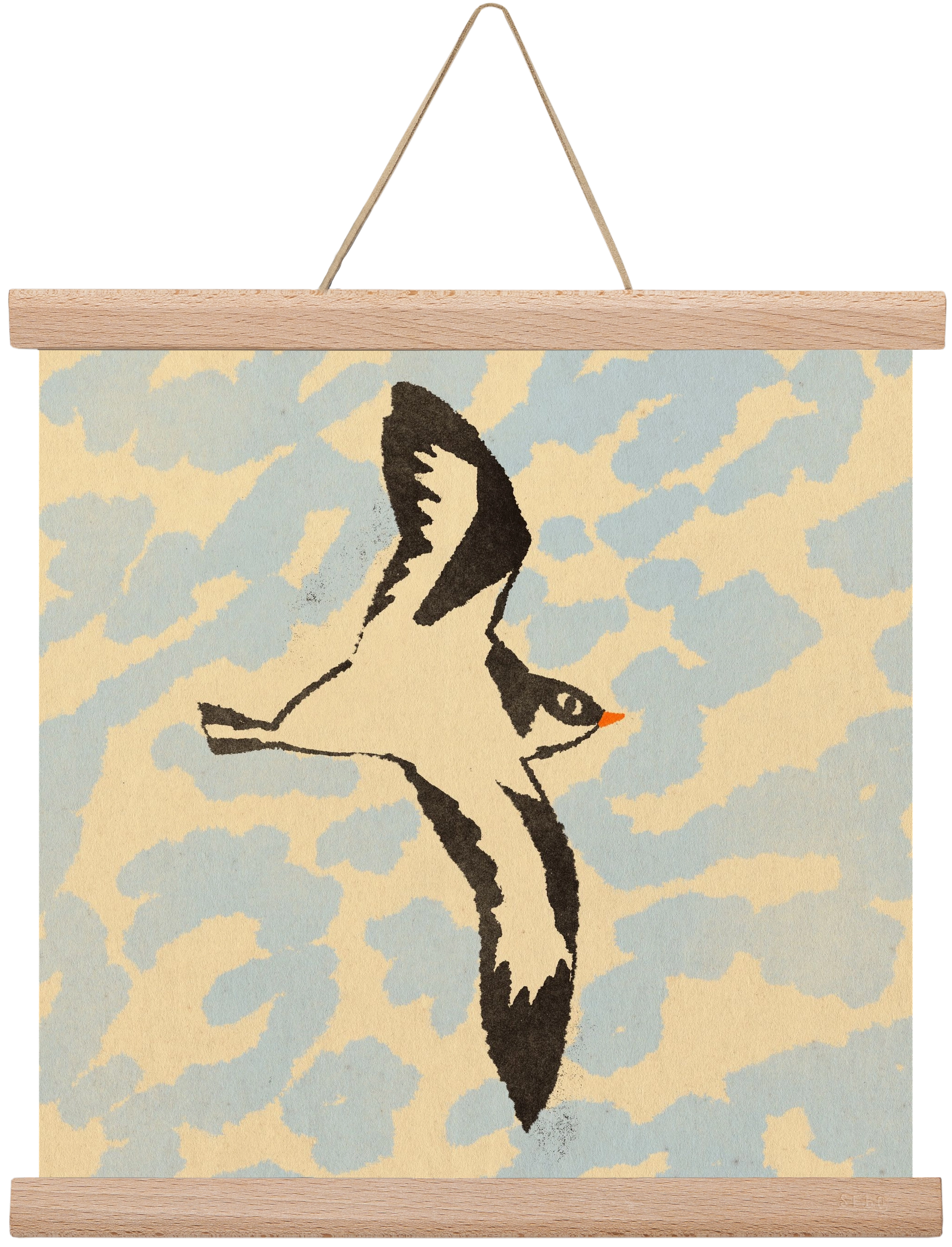 Swallow bird, 30x30 cm (30x30 cm), Tölgy akasztó