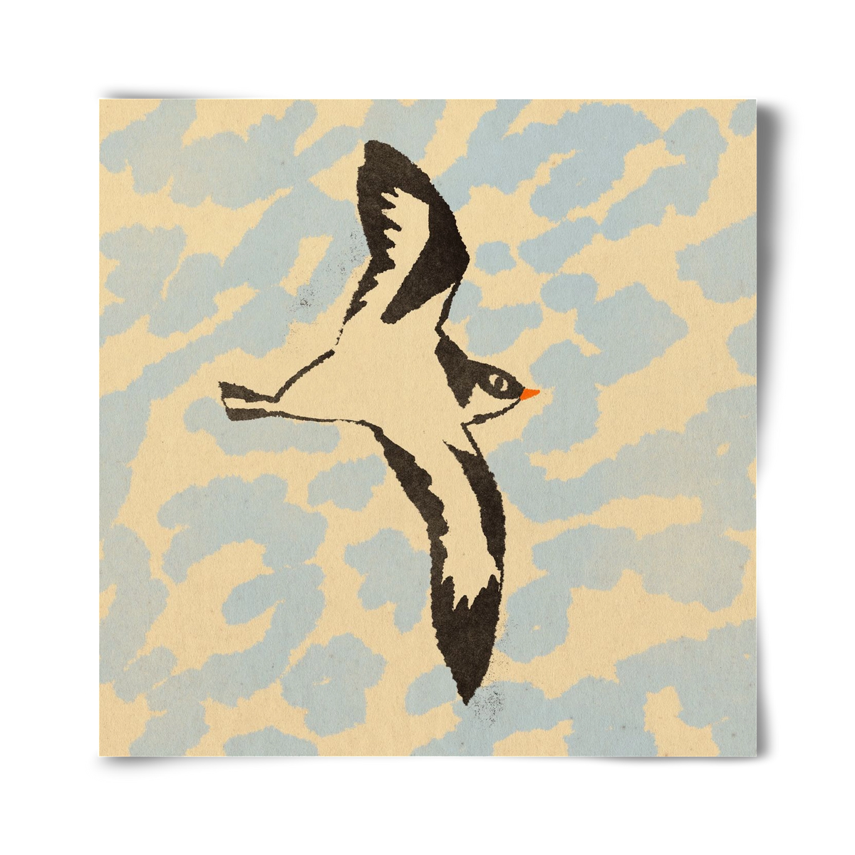 Swallow bird, 40x40 cm, Keret nélkül