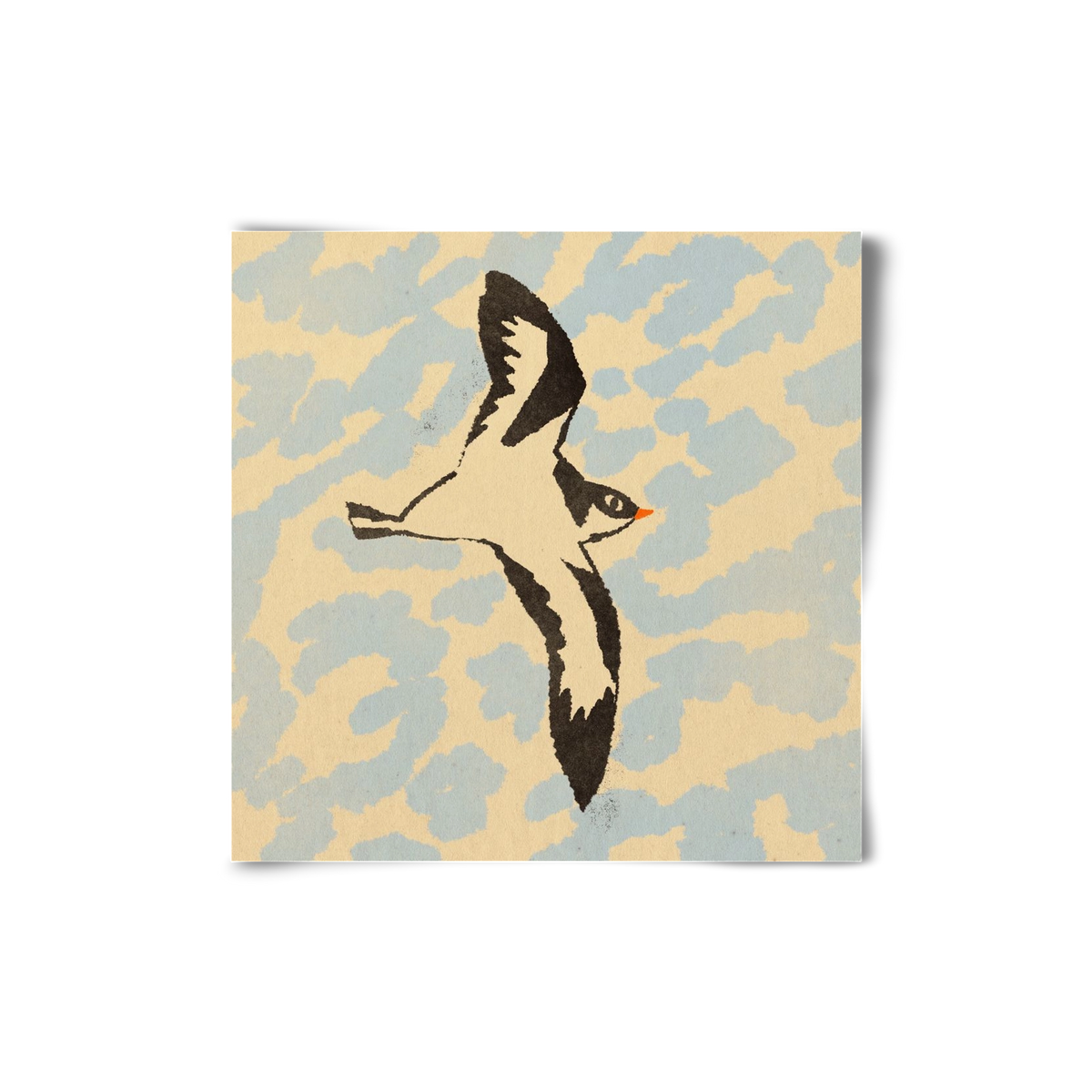 Swallow bird, 20x20 cm, Keret nélkül