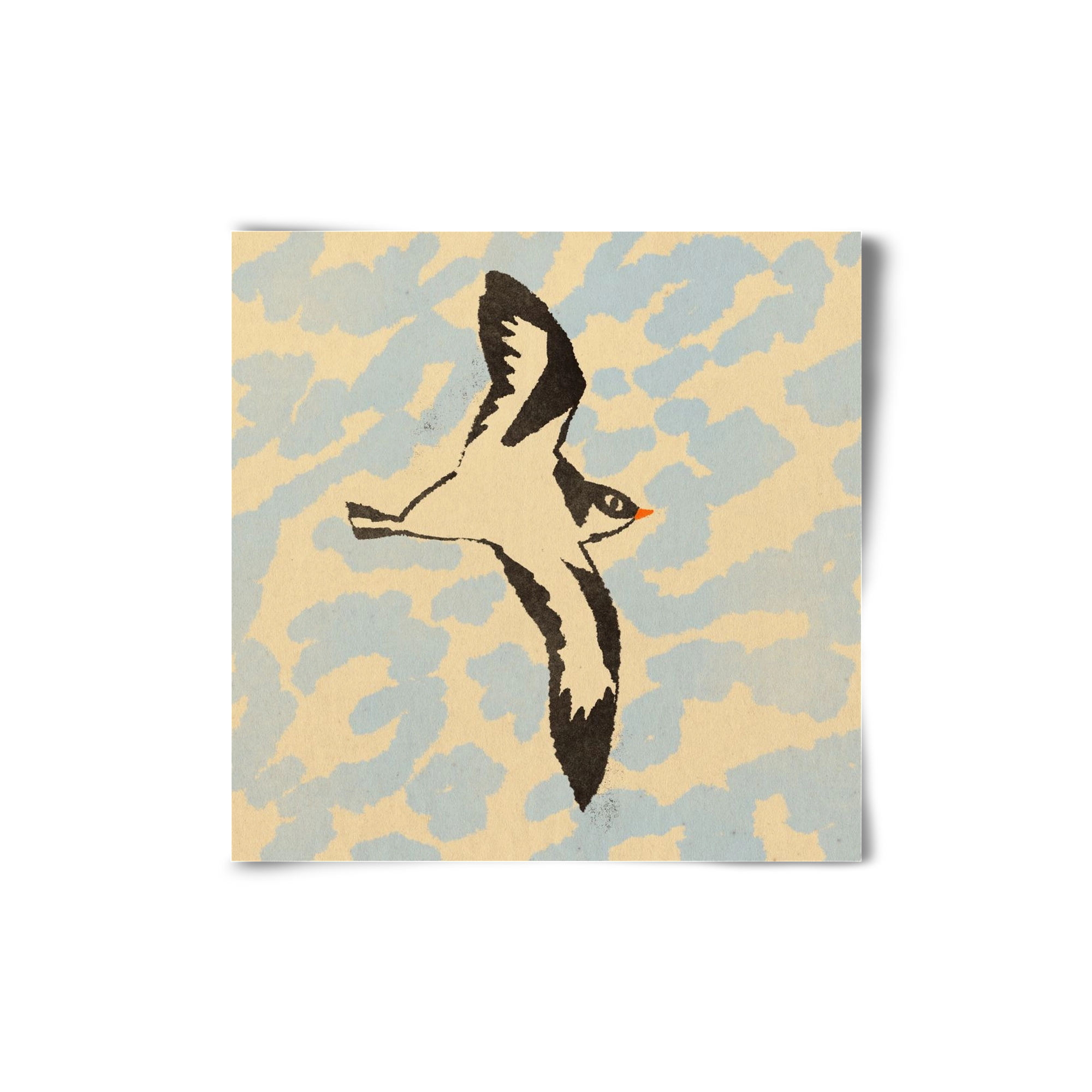 Swallow bird, 20x20 cm, Keret nélkül