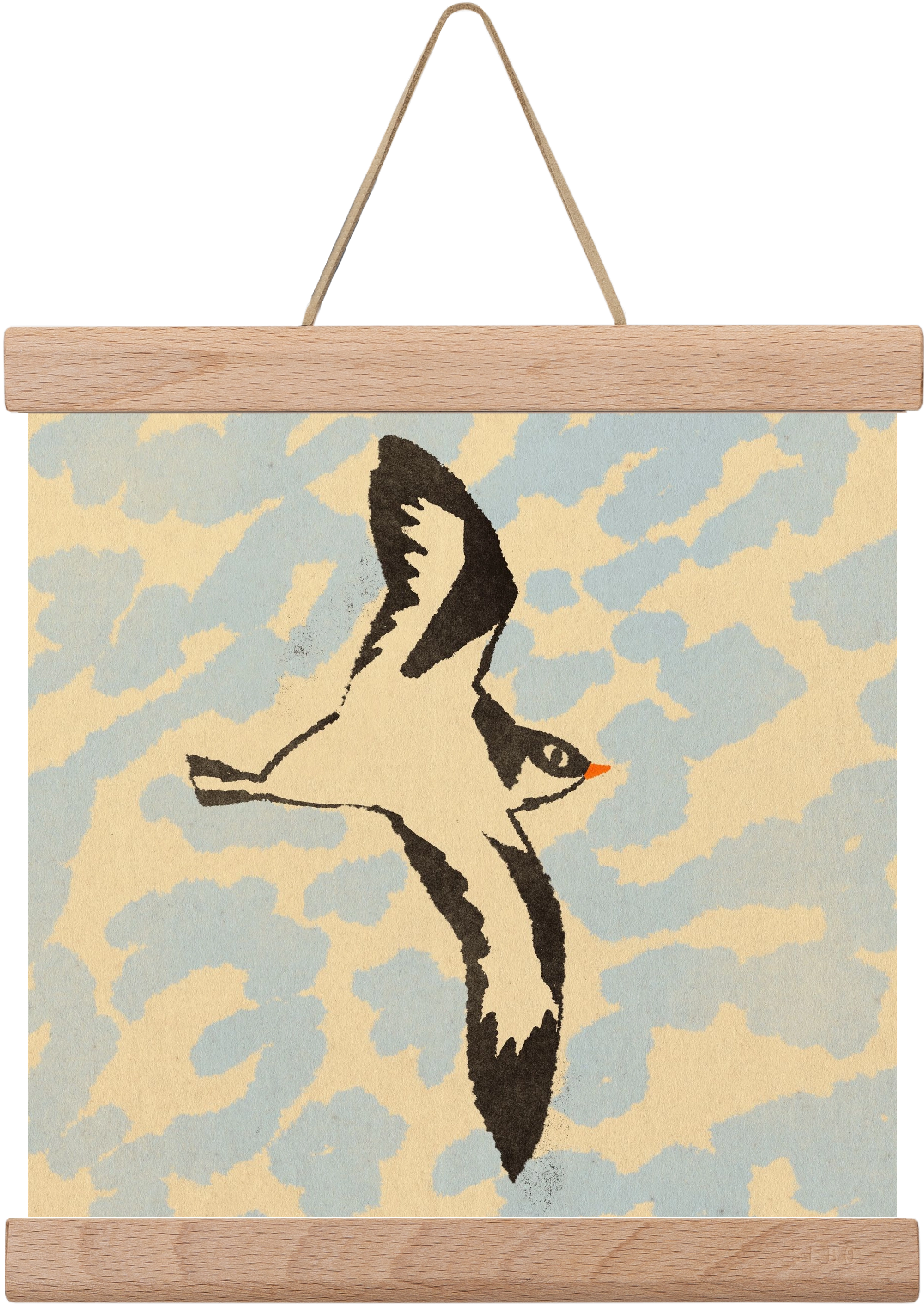 Swallow bird, 20x20 cm (20x20 cm), Tölgy akasztó