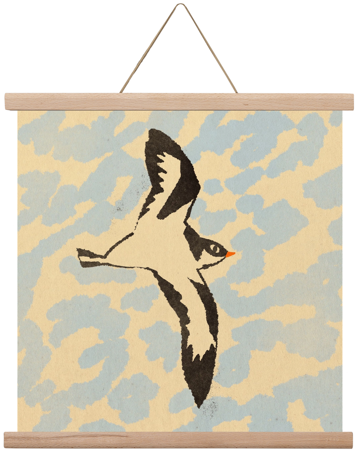 Swallow bird, 40x40 cm (40x40 cm), Tölgy akasztó