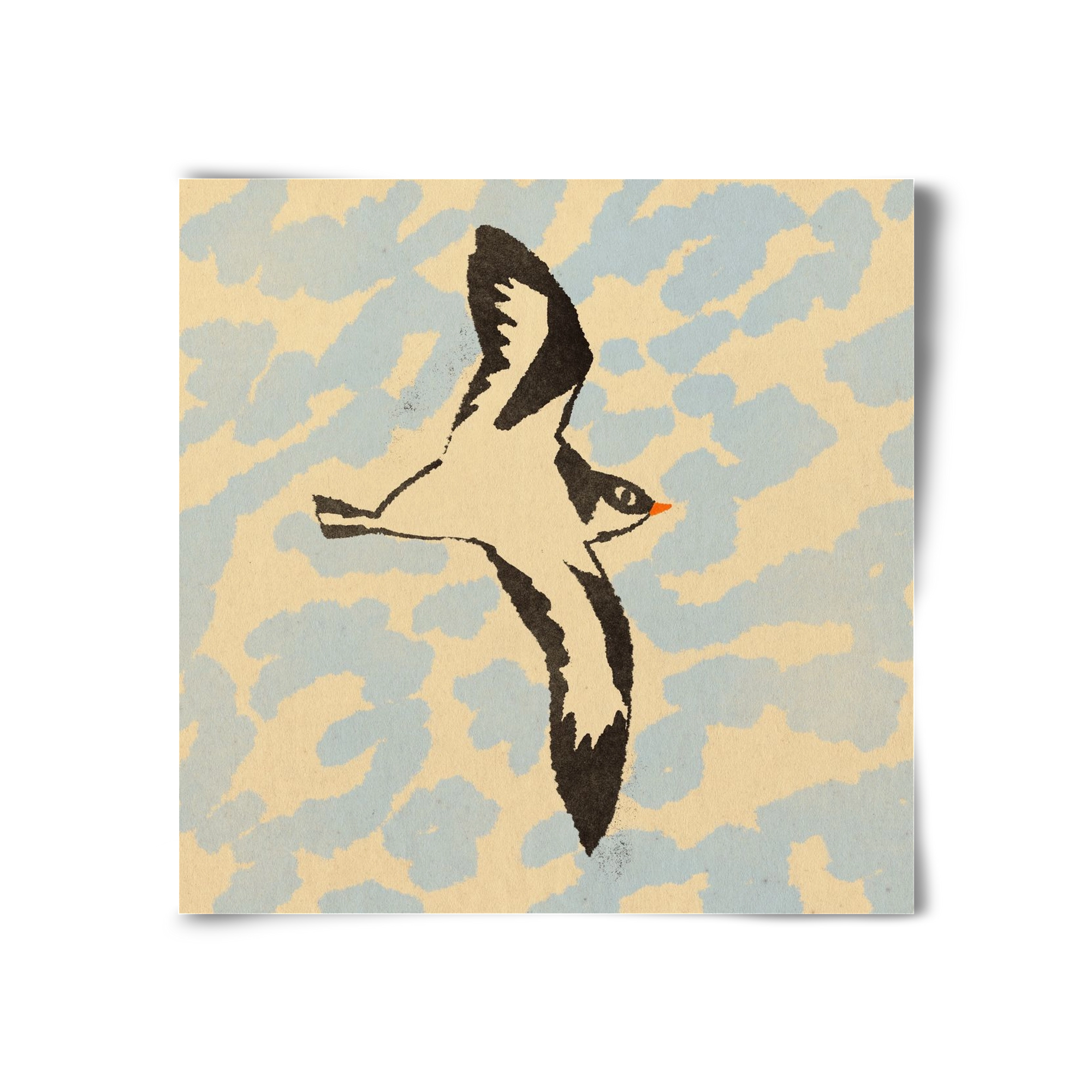 Swallow bird, 30x30 cm, Keret nélkül