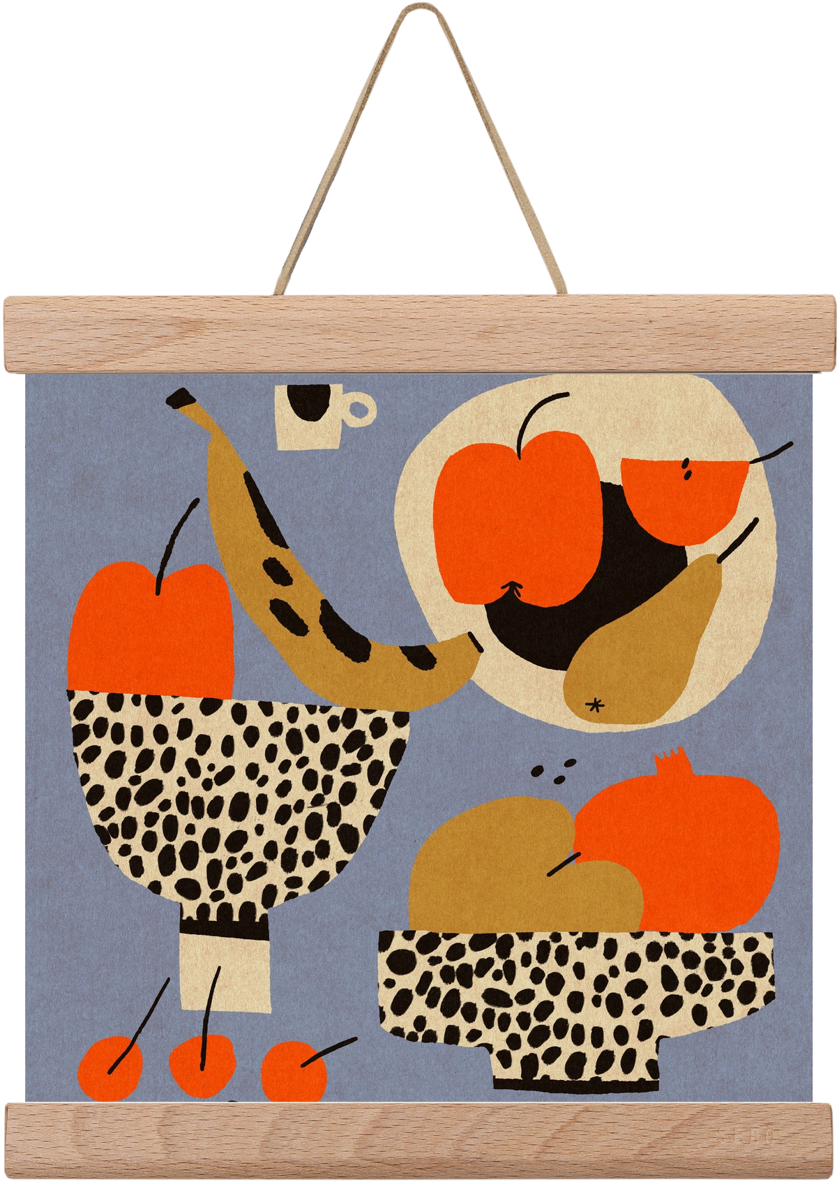 Still life 4., 20x20 cm (20x20 cm), Tölgy akasztó