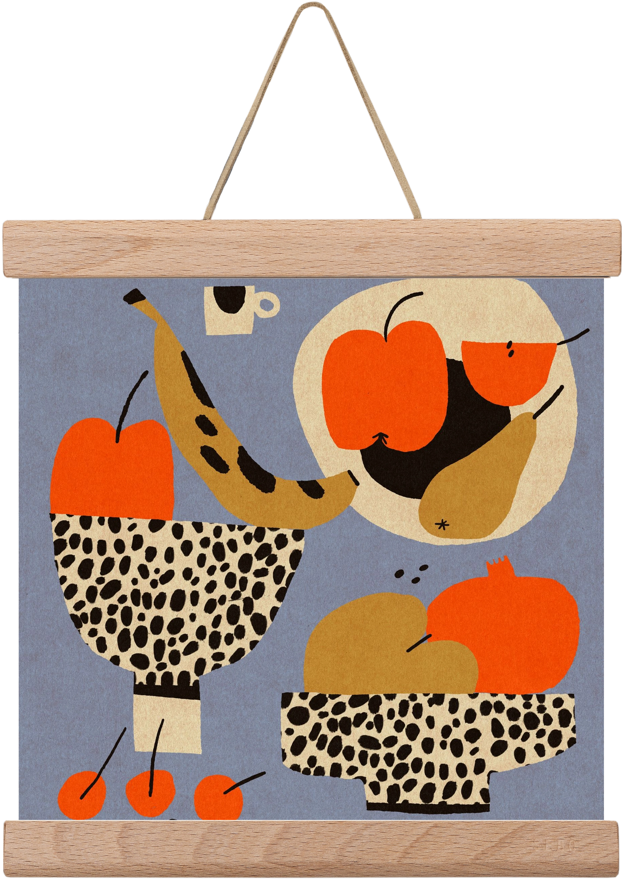 Still life 4., 20x20 cm (20x20 cm), Tölgy akasztó