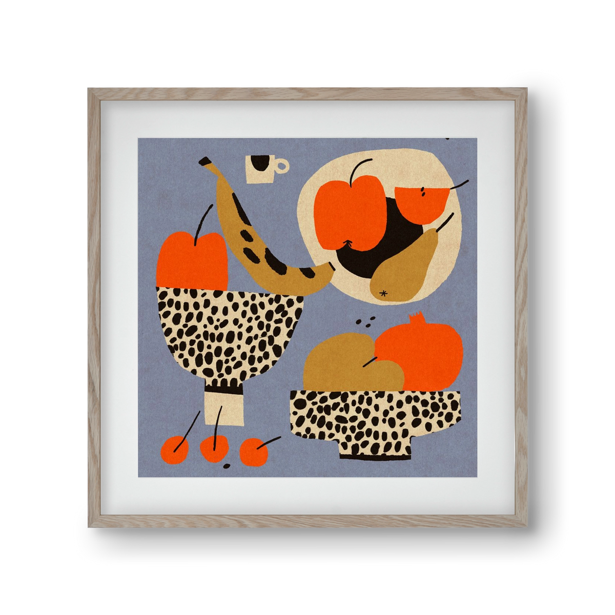 Still life 4., 30x30 cm (20x20 cm), Tölgy keret, paszpartuval