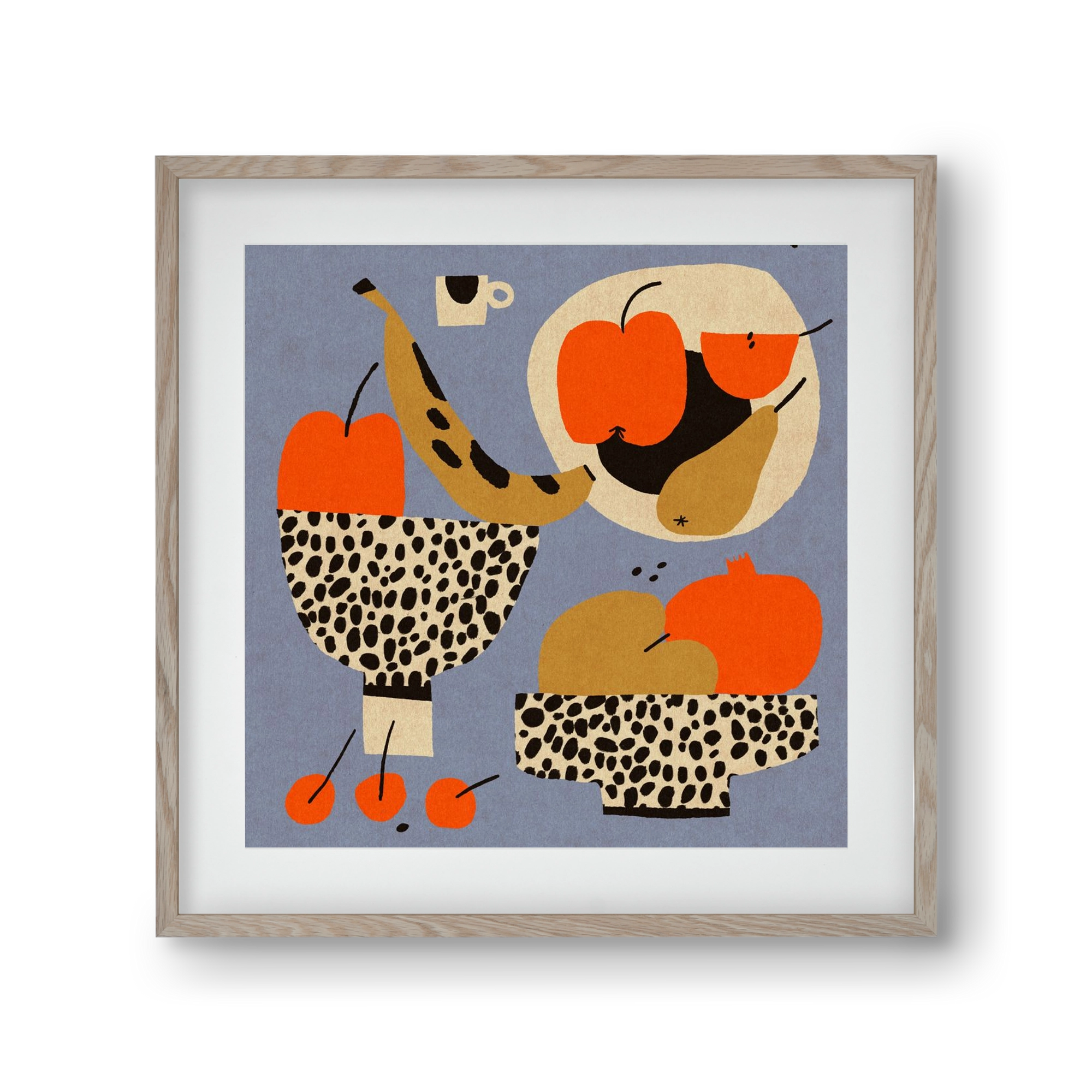 Still life 4., 30x30 cm (20x20 cm), Tölgy keret, paszpartuval