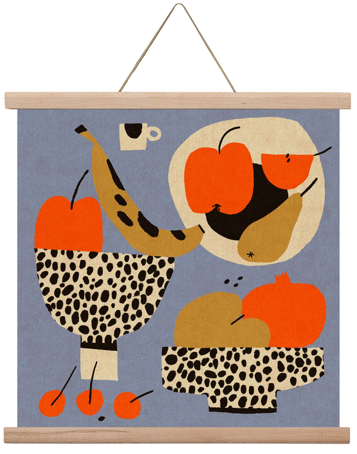 Still life 4., 40x40 cm (40x40 cm), Tölgy akasztó