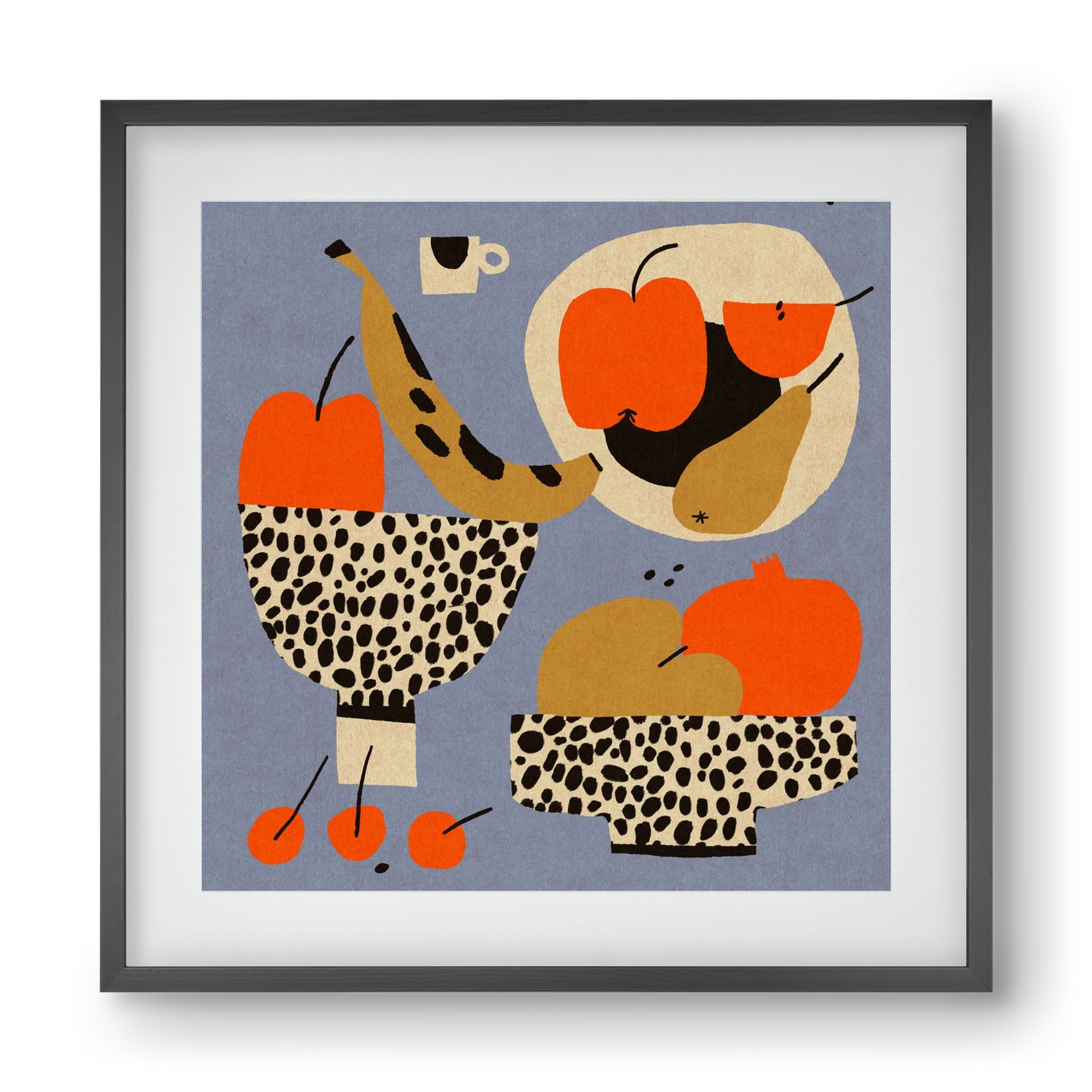 Still life 4., 40x40 cm (30x30 cm), Fekete keret, paszpartuval