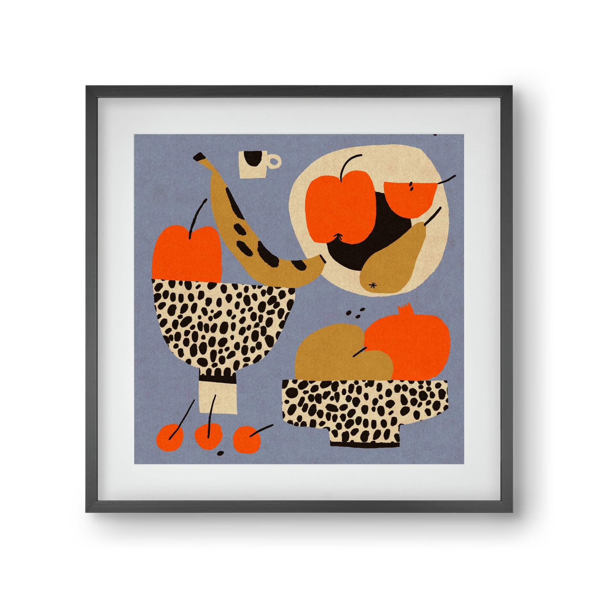 Still life 4., 30x30 cm (20x20 cm), Fekete keret, paszpartuval