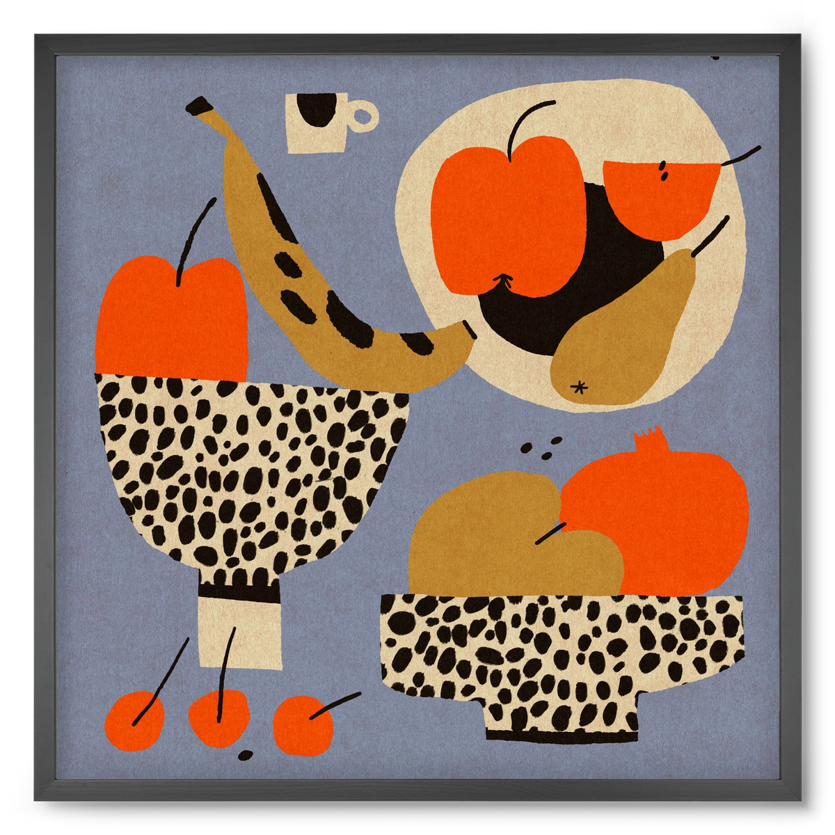 Still life 4., 50x50 cm (50x50 cm), Fekete keret