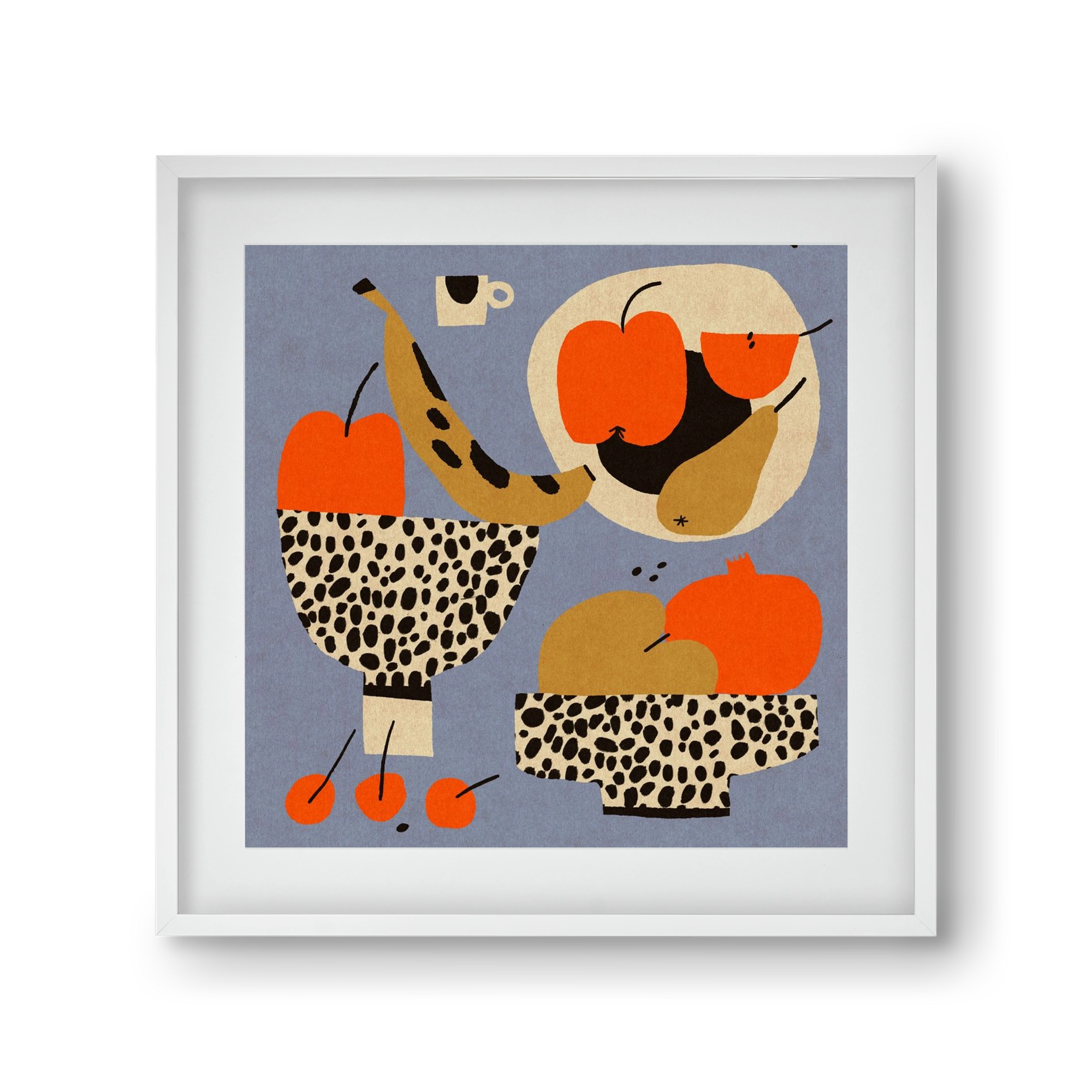 Still life 4., 30x30 cm (20x20 cm), Fehér keret, paszpartuval