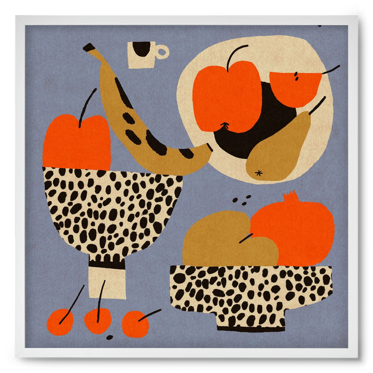 Still life 4., 50x50 cm (50x50 cm), Fehér keret