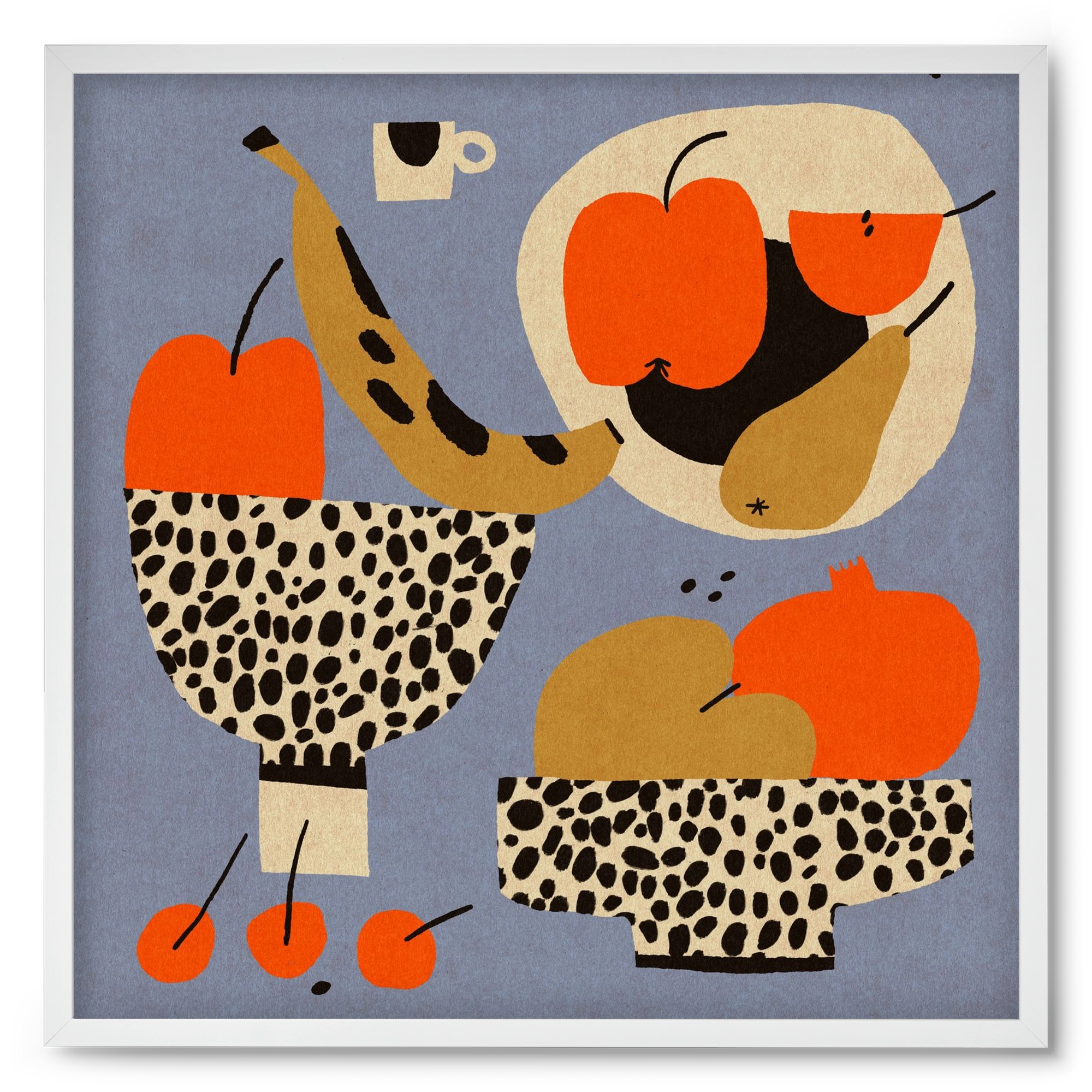 Still life 4., 50x50 cm (50x50 cm), Fehér keret