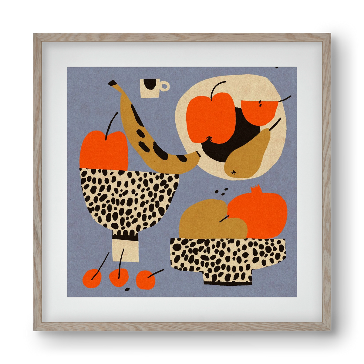 Still life 4., 40x40 cm (30x30 cm), Tölgy keret, paszpartuval