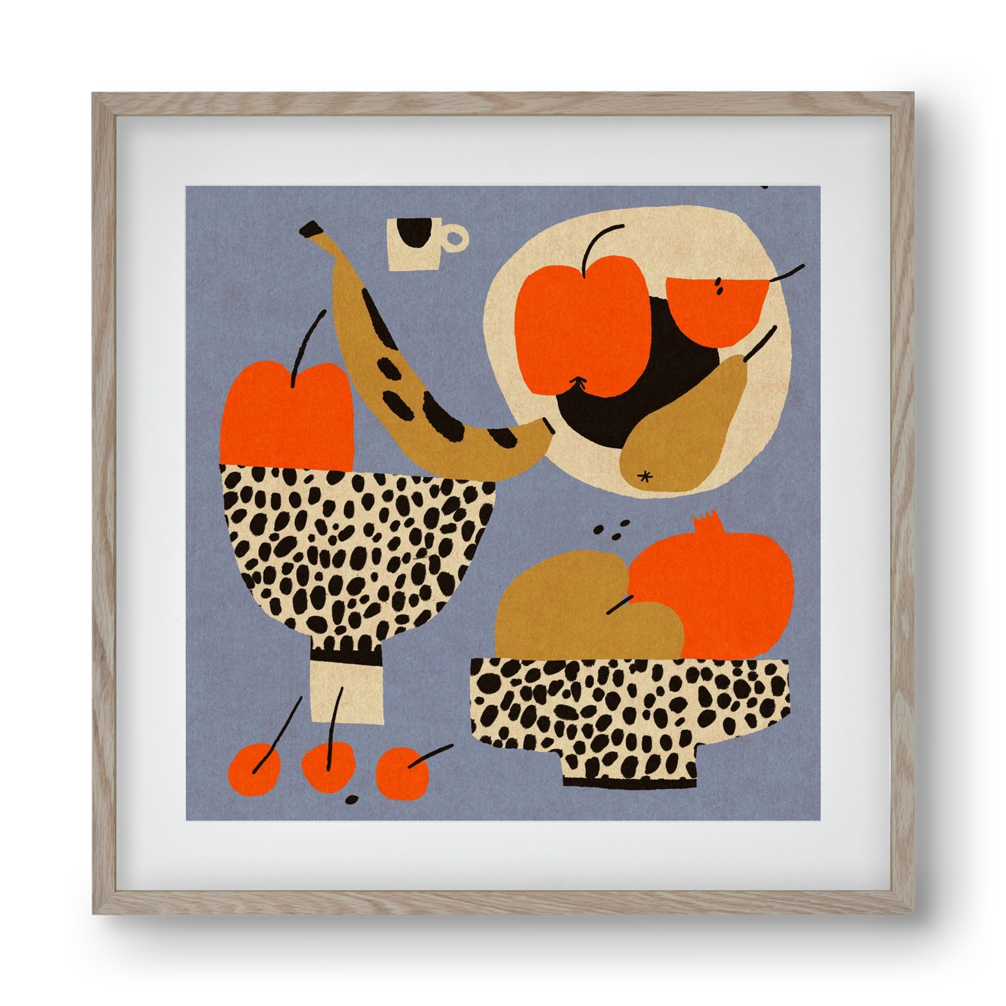 Still life 4., 40x40 cm (30x30 cm), Tölgy keret, paszpartuval