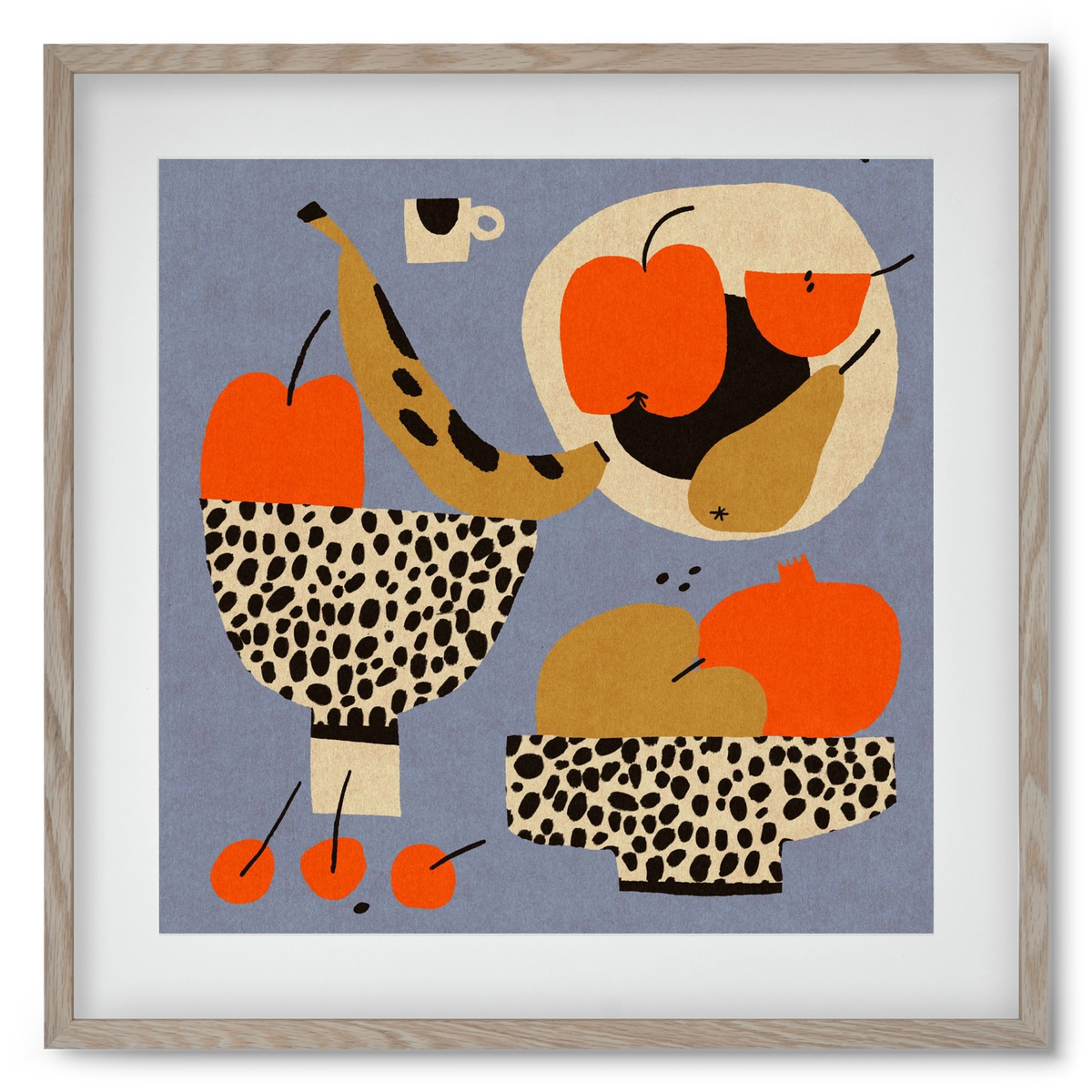 Still life 4., 50x50 cm (40x40 cm), Tölgy keret, paszpartuval