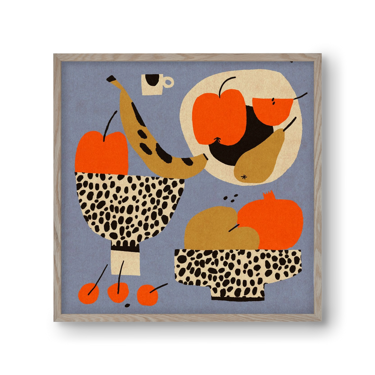 Still life 4., 30x30 cm (30x30 cm), Tölgy keret