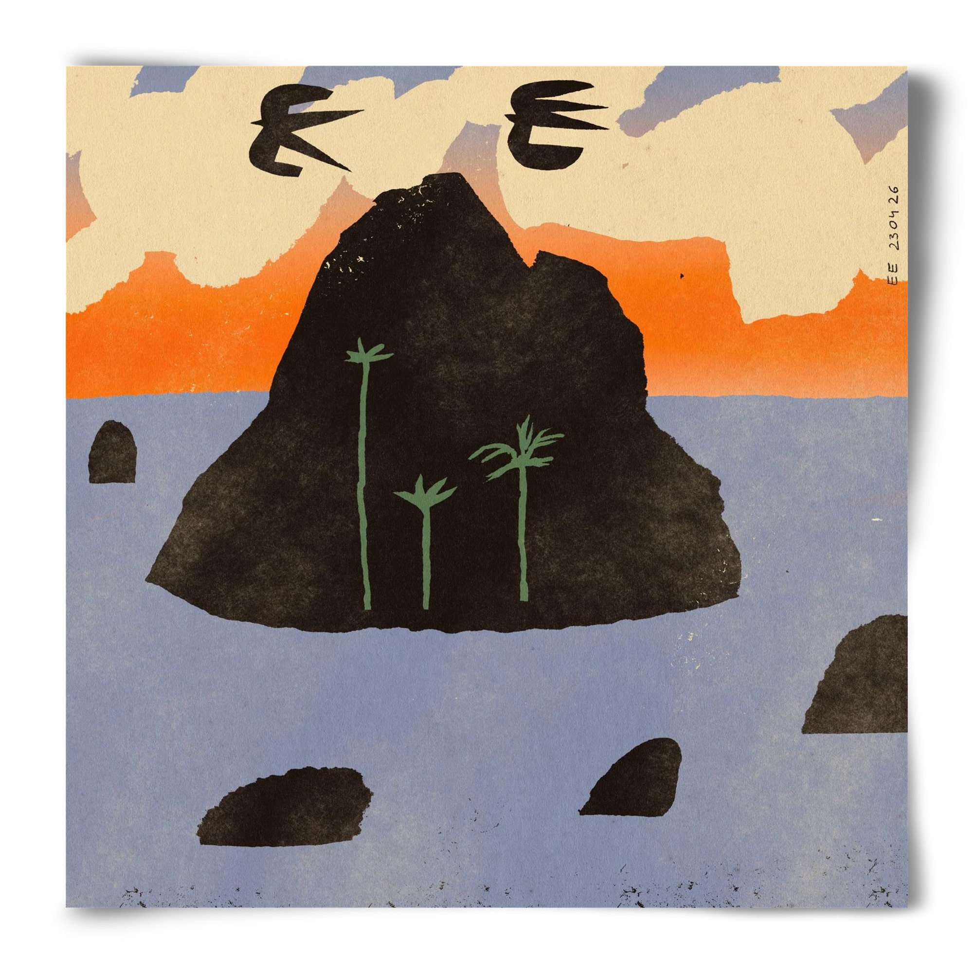 Stromboli, 50x50 cm, Keret nélkül