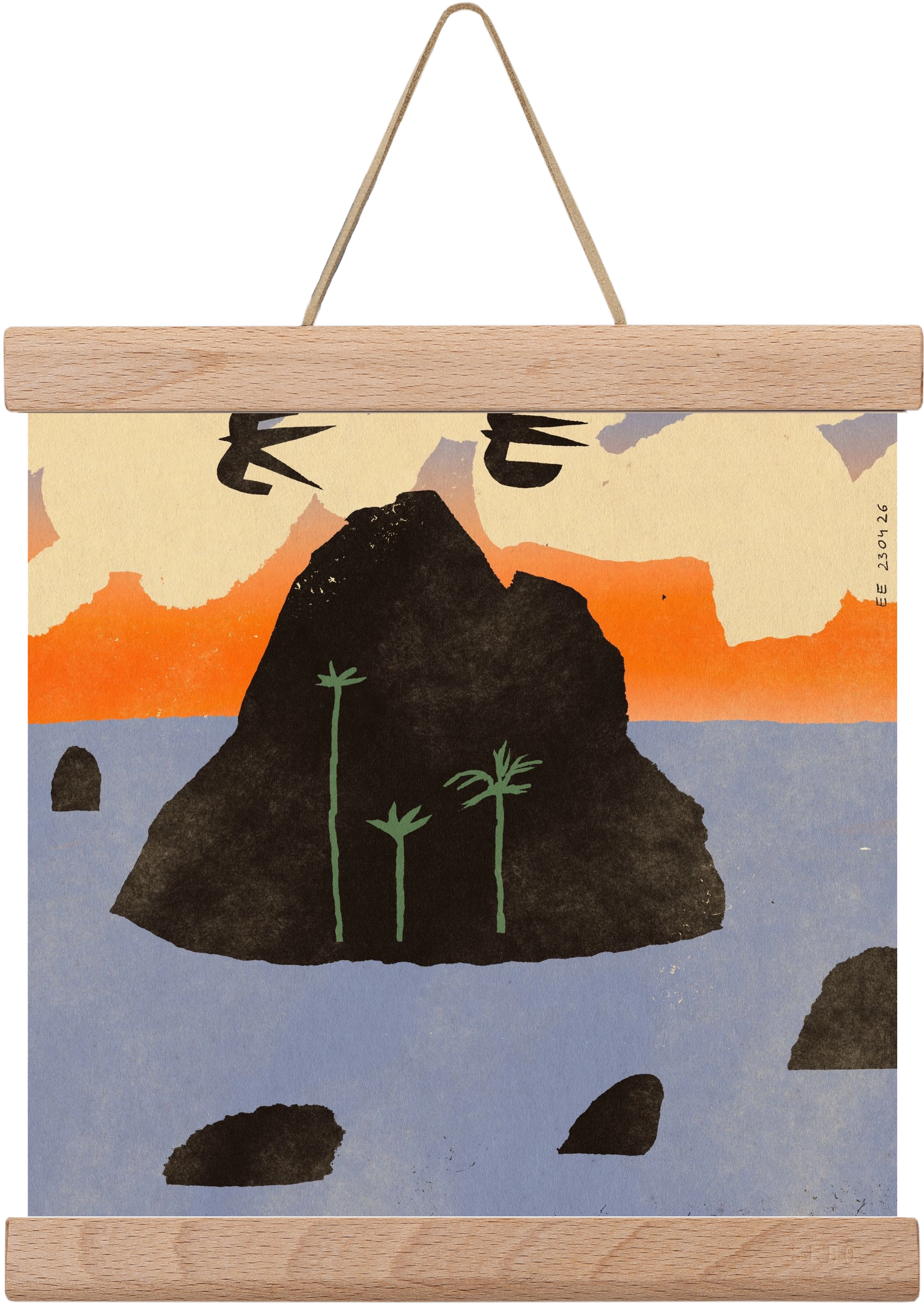 Stromboli, 20x20 cm (20x20 cm), Tölgy akasztó