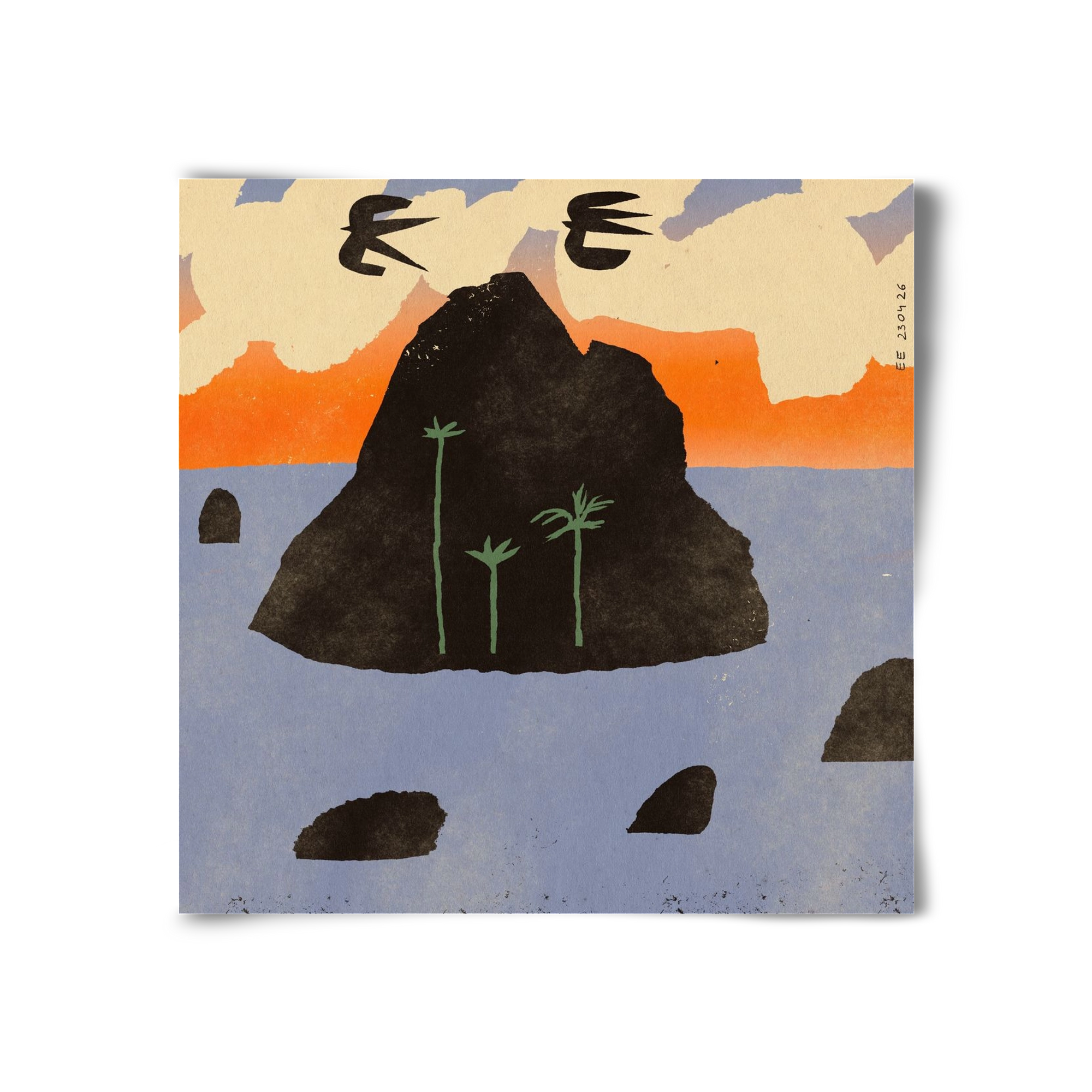 Stromboli, 30x30 cm, Keret nélkül